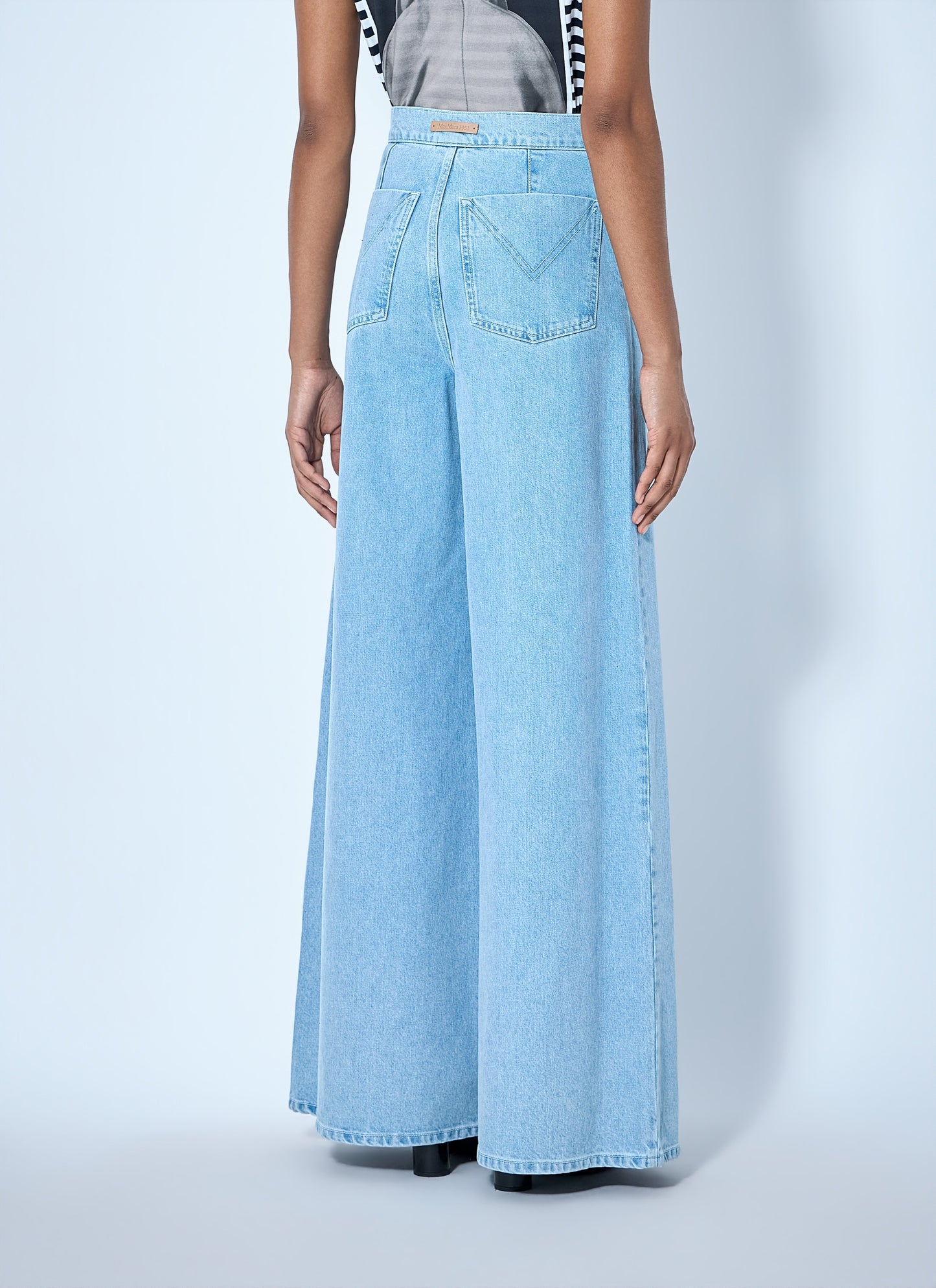 Max Mara Women Wide-Leg Denim Trousers MAX MARA
