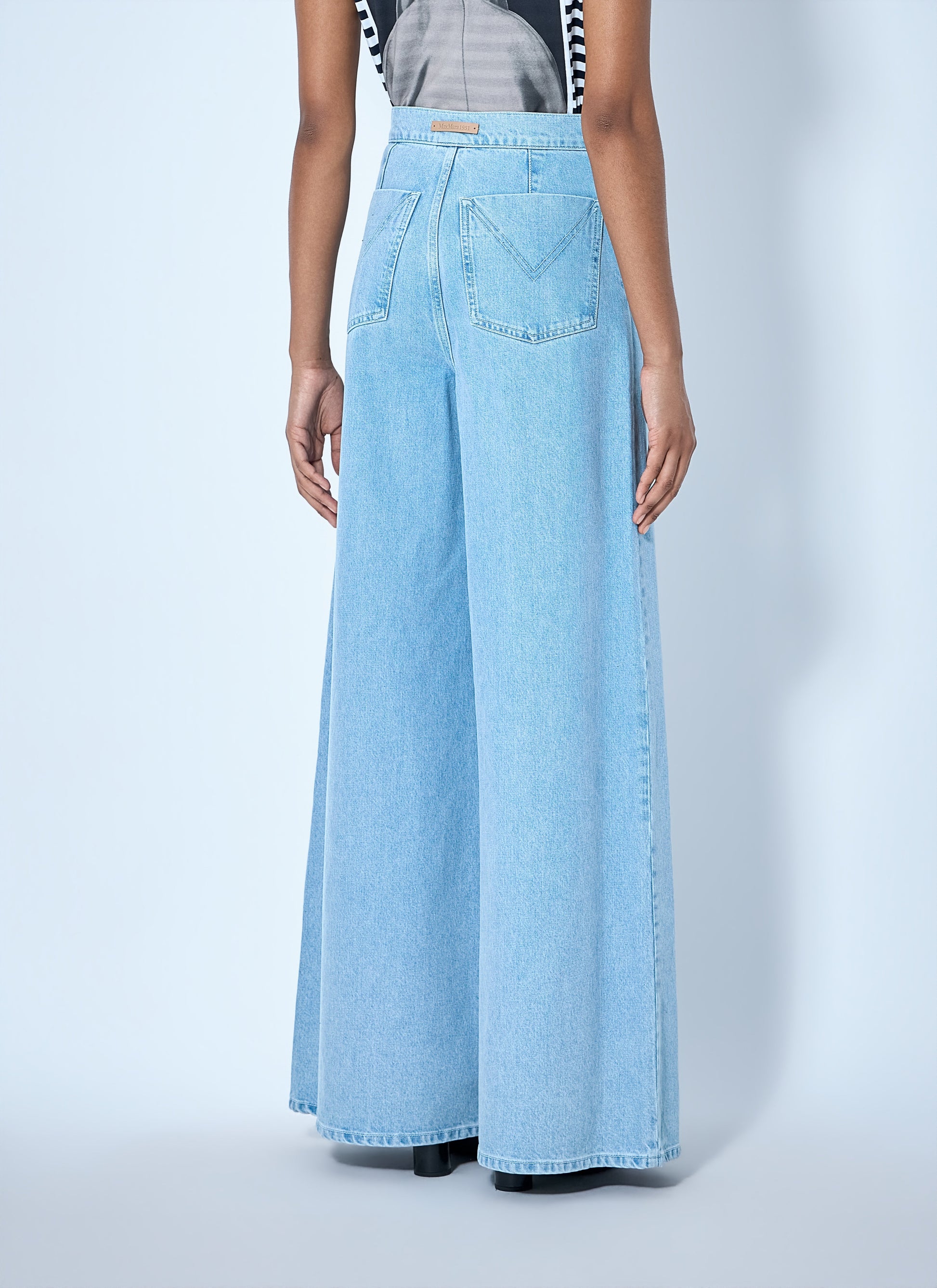 Max Mara Women Wide-Leg Denim Trousers MAX MARA