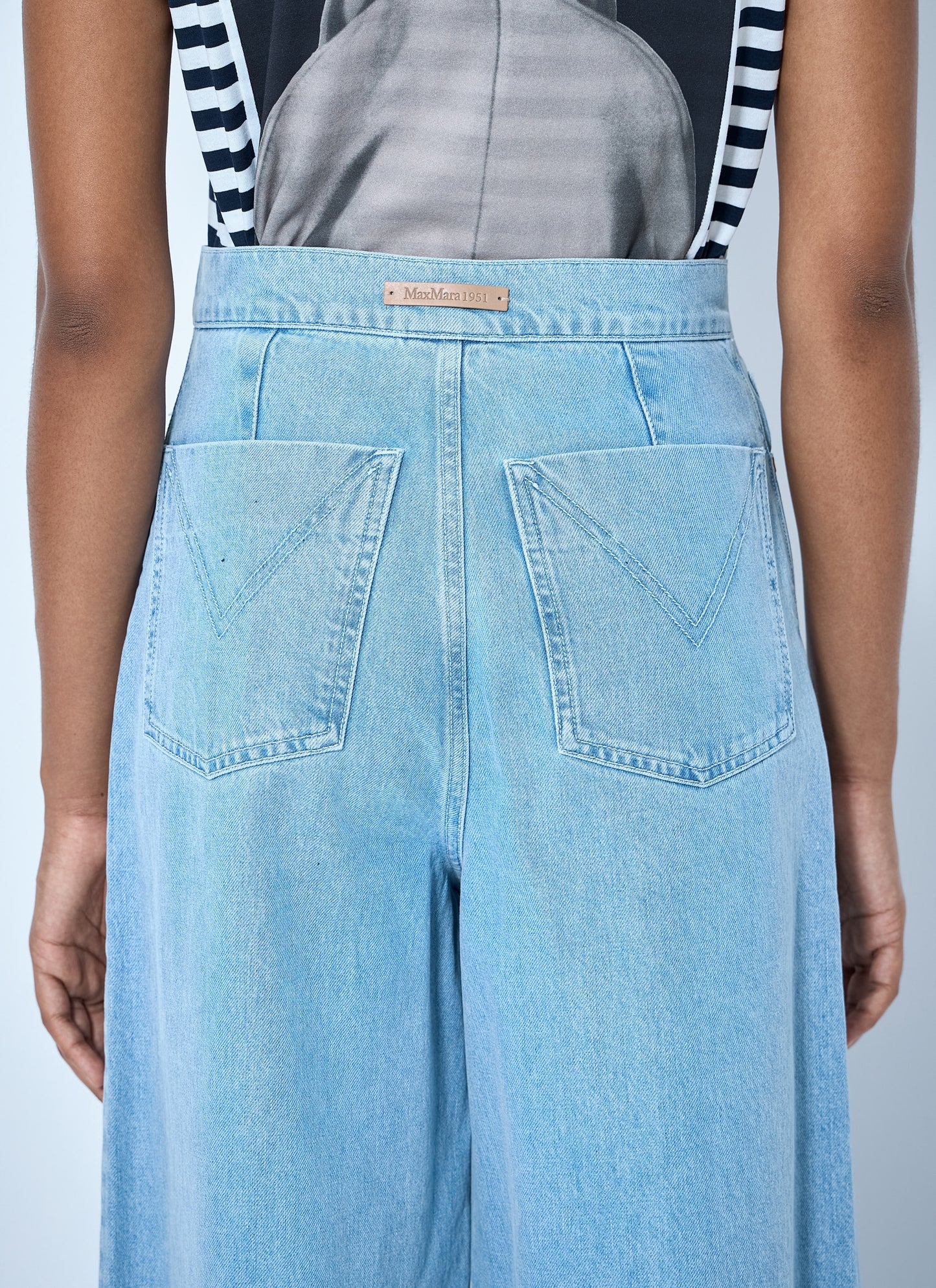Max Mara Women Wide-Leg Denim Trousers MAX MARA