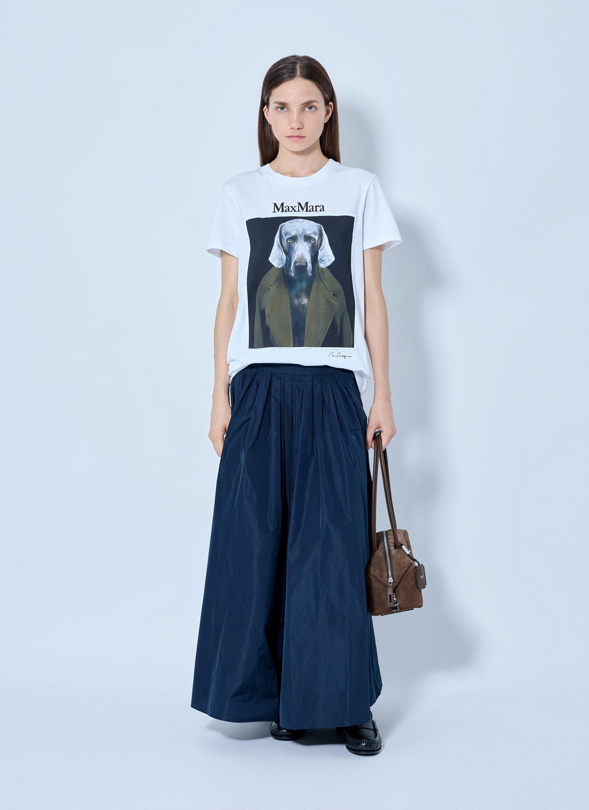 Max Mara Women Graphic Print Cotton T-Shirt MAX MARA
