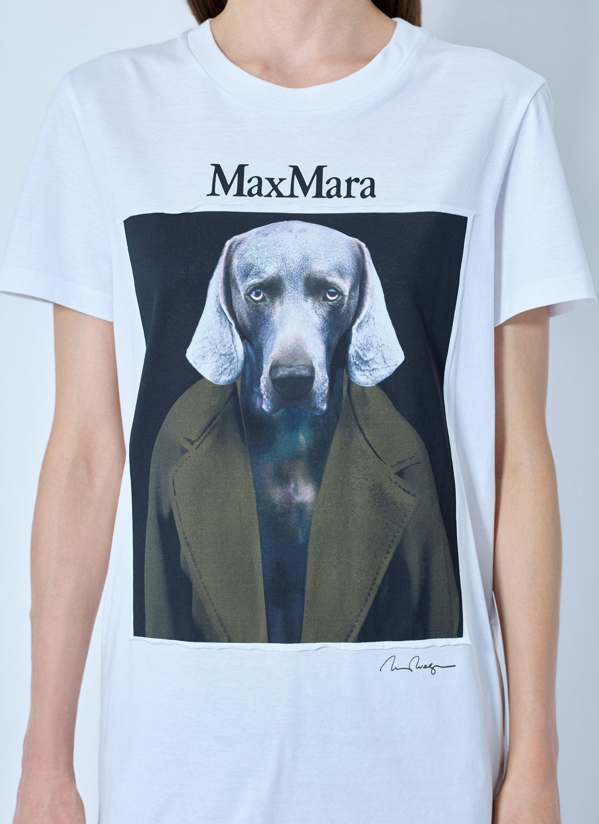 Max Mara Women Graphic Print Cotton T-Shirt MAX MARA