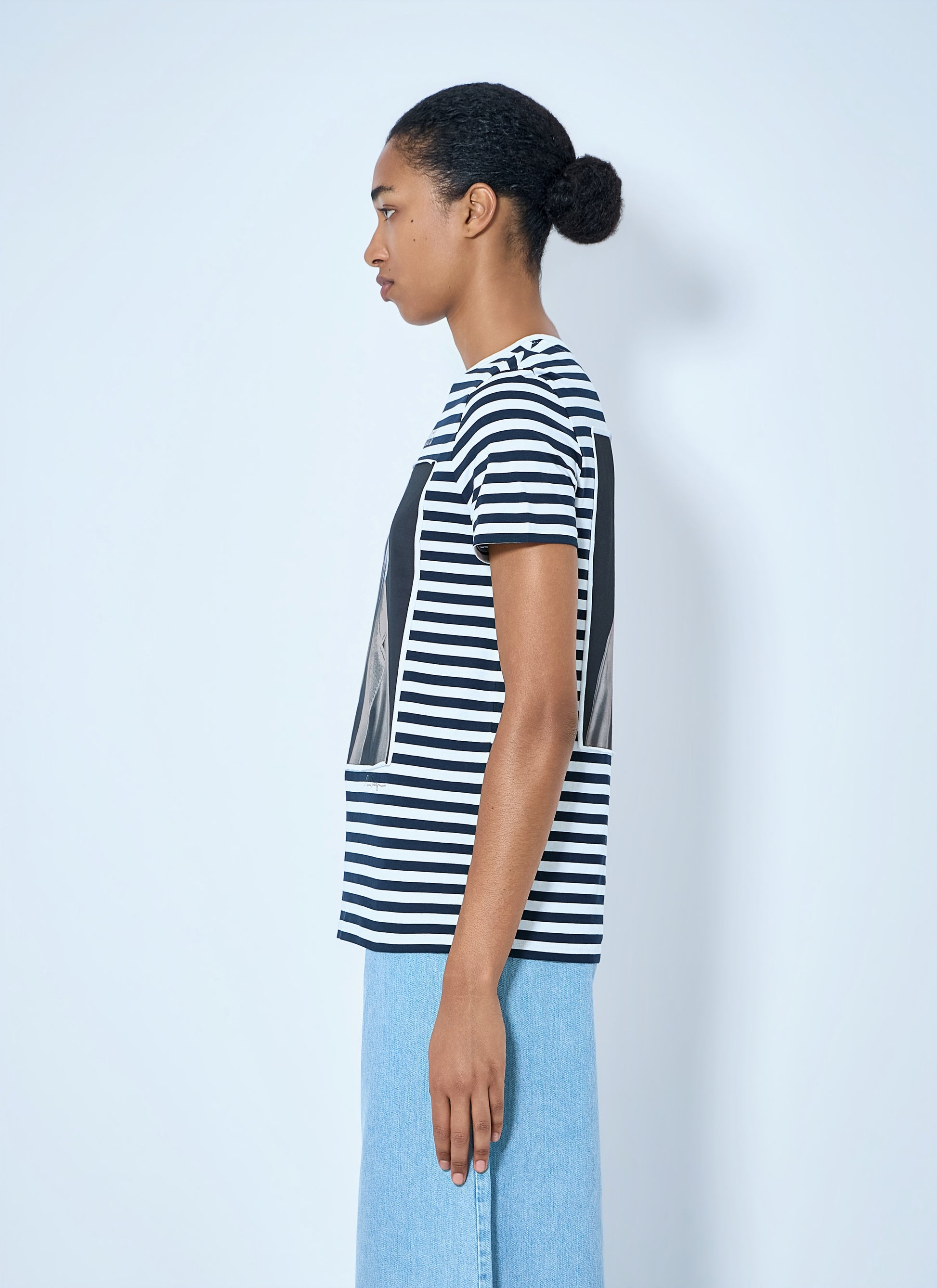 Max Mara Women Striped Graphic T-Shirt MAX MARA