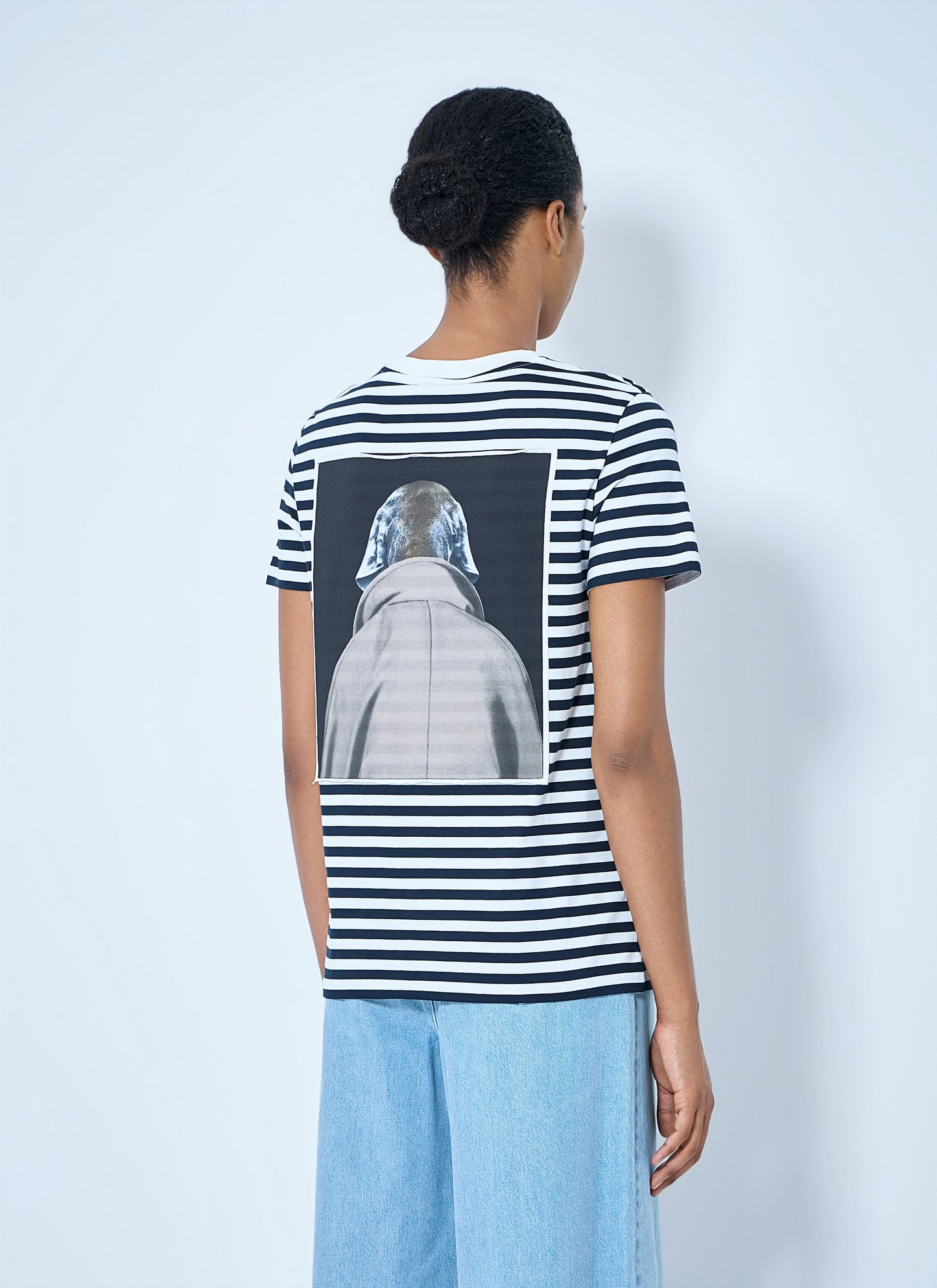 Max Mara Women Striped Graphic T-Shirt MAX MARA