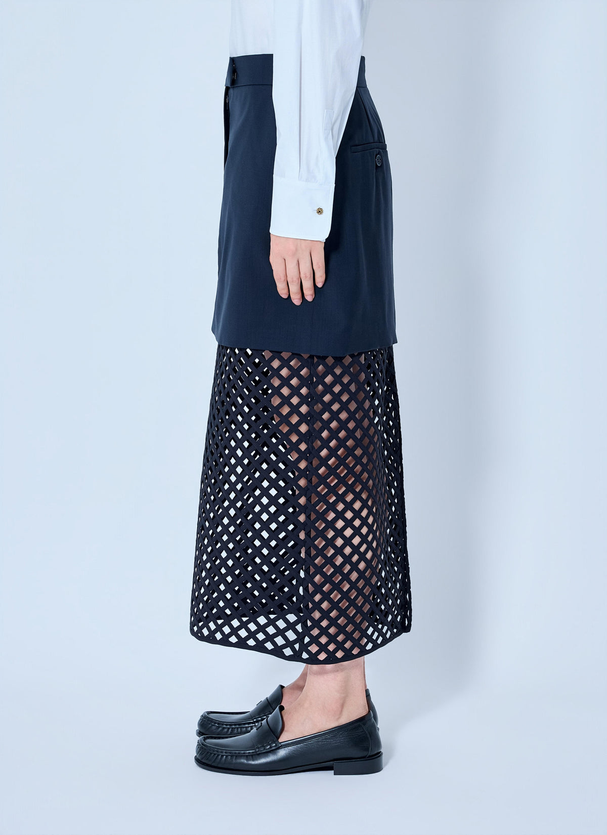 Max Mara Women Overlay Panel Skirt MAX MARA