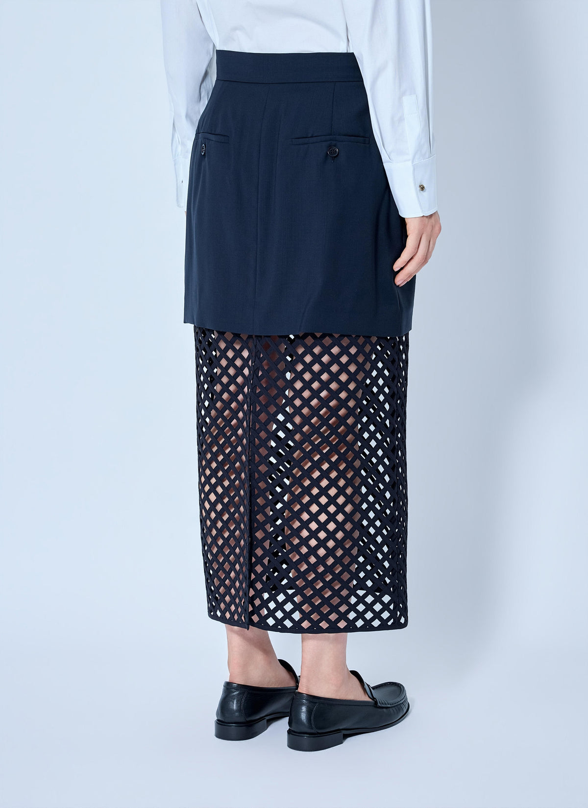 Max Mara Women Overlay Panel Skirt MAX MARA