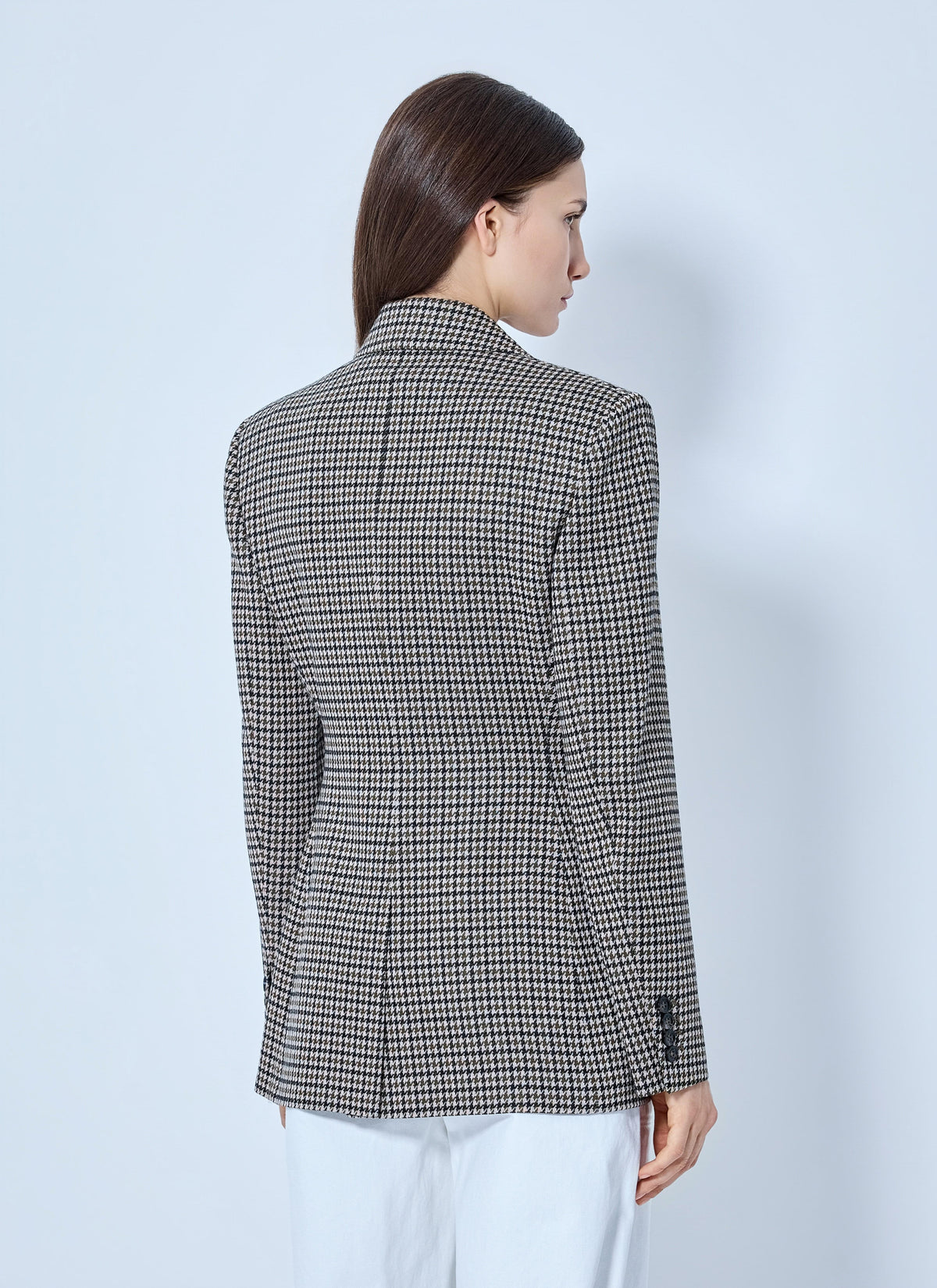Max Mara Women Double-Breasted Houndstooth Blazer MAX MARA