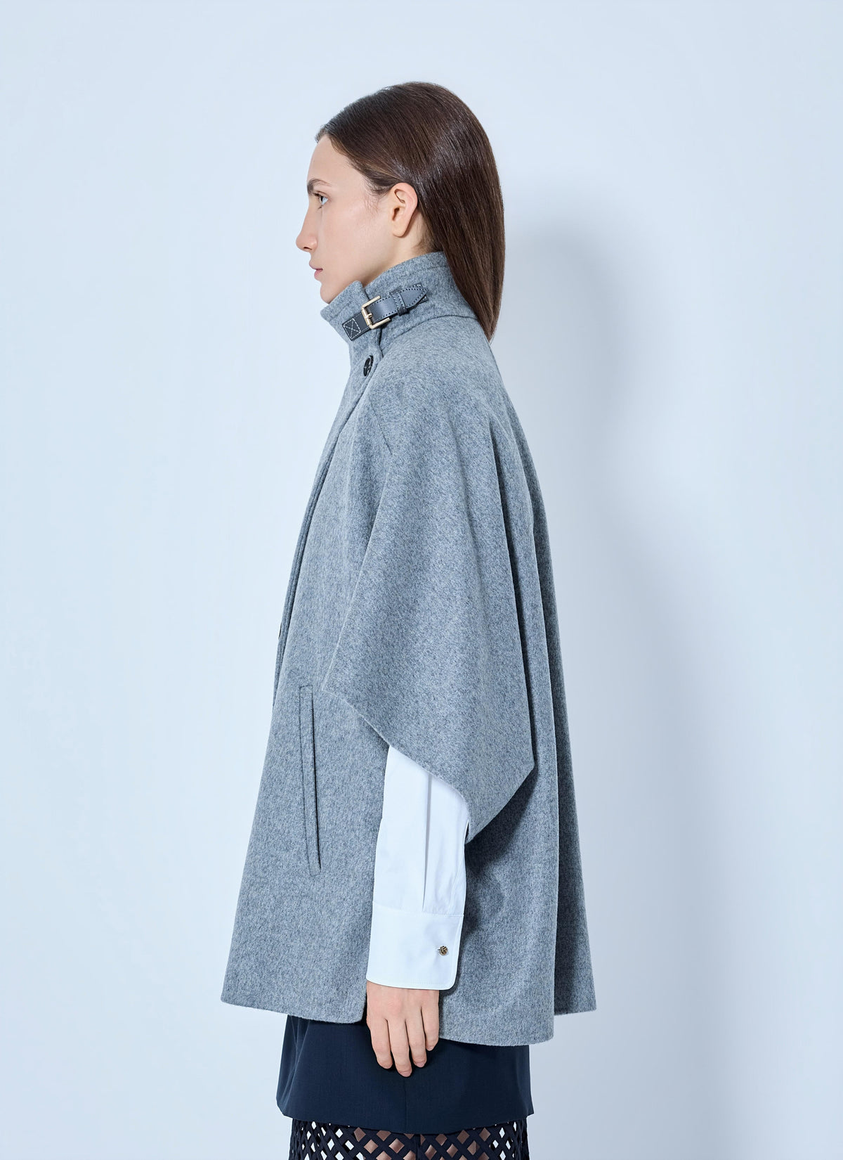 Max Mara Women Asymmetric Cashmere Cape MAX MARA