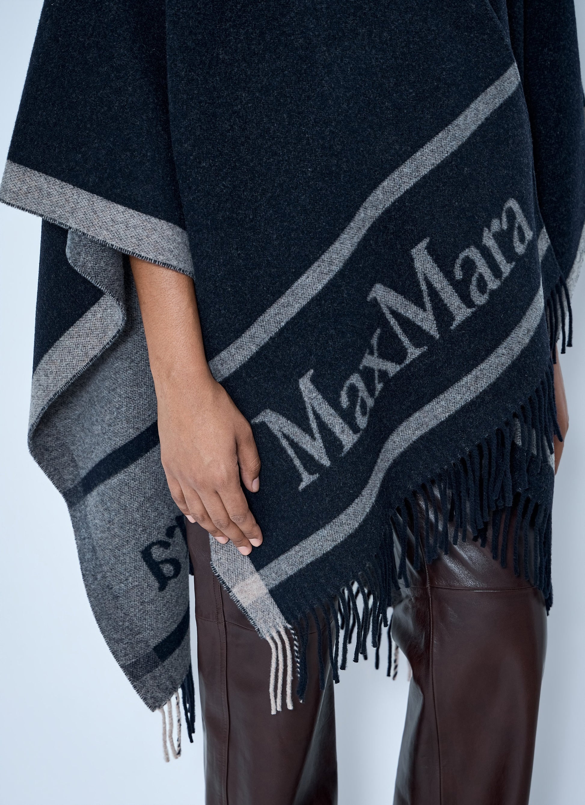 Max Mara Women Fringed Wool Wrap MAX MARA