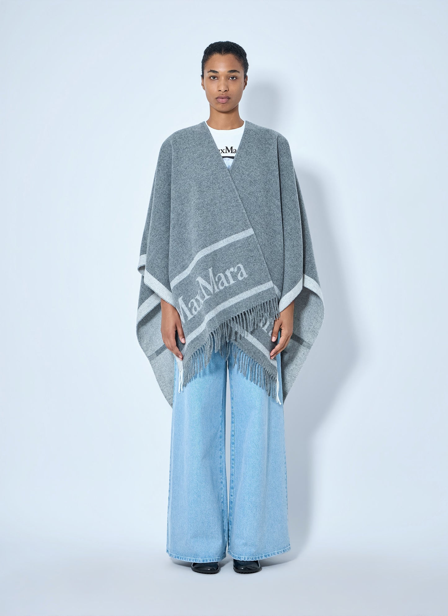Max Mara Women Woven Fringe Poncho MAX MARA