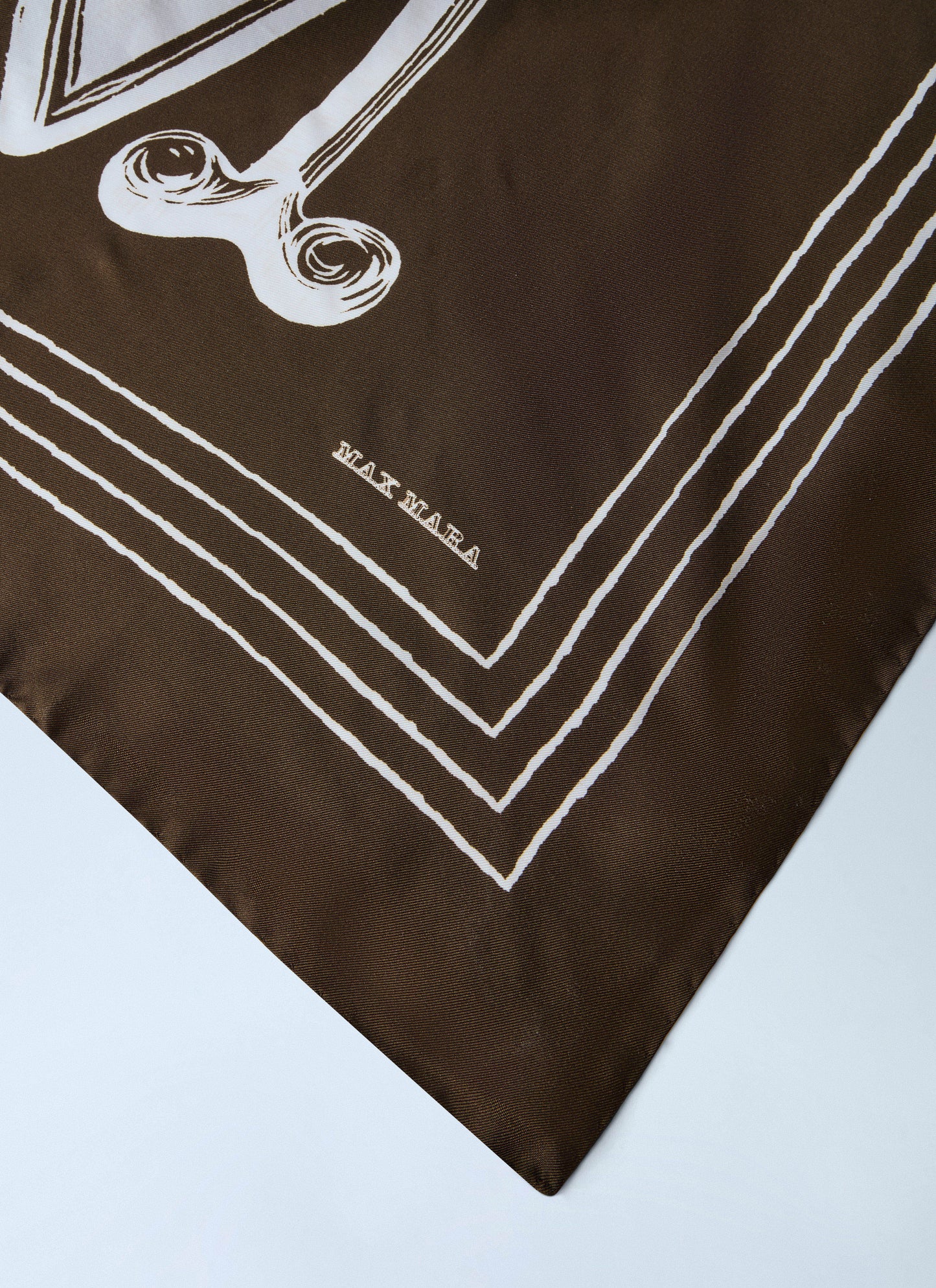 Max Mara Women Geometric Print Silk Scarf MAX MARA