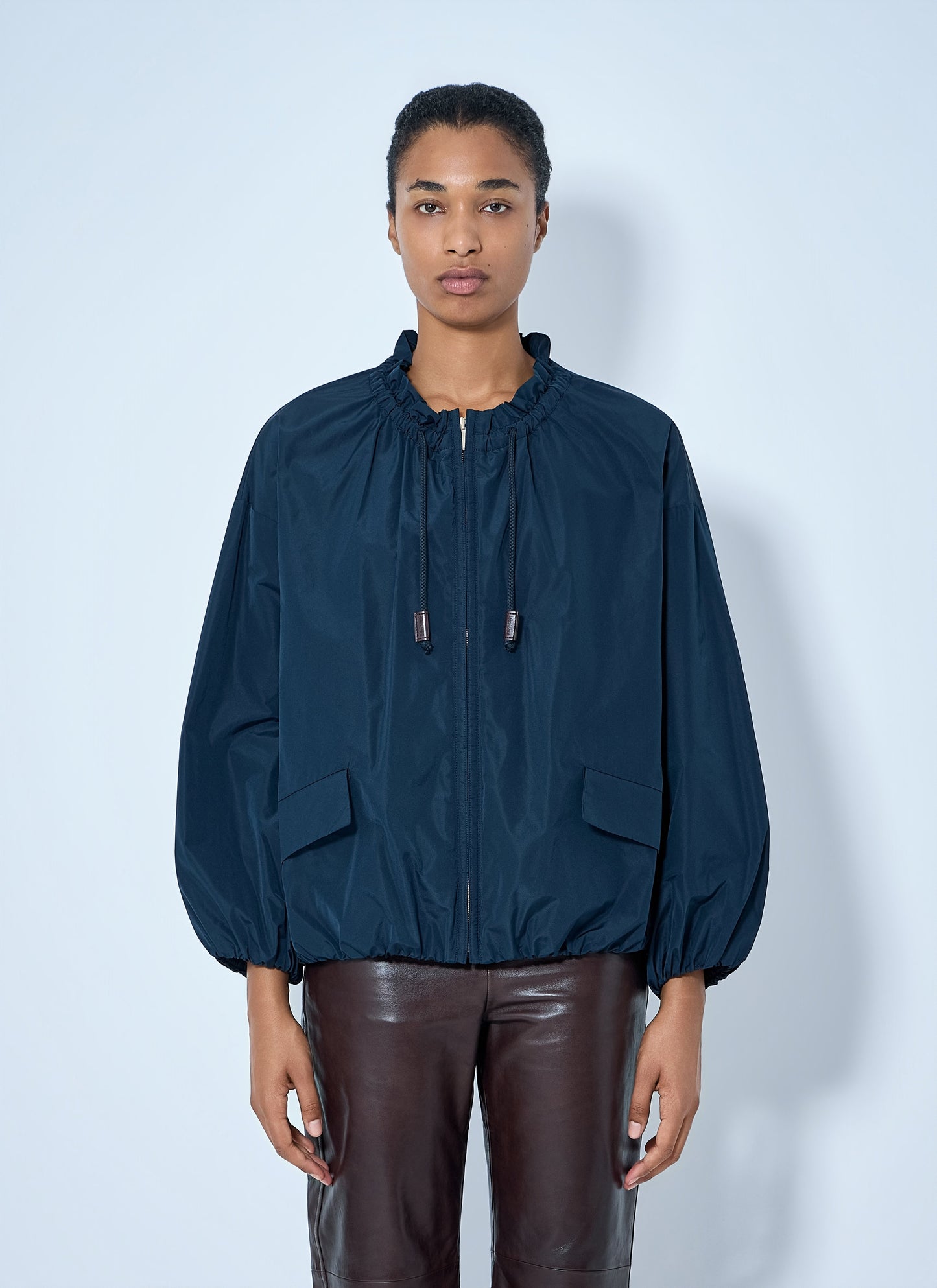 Max Mara Women Water-Repellent Taffeta Bomber Jacket MAX MARA