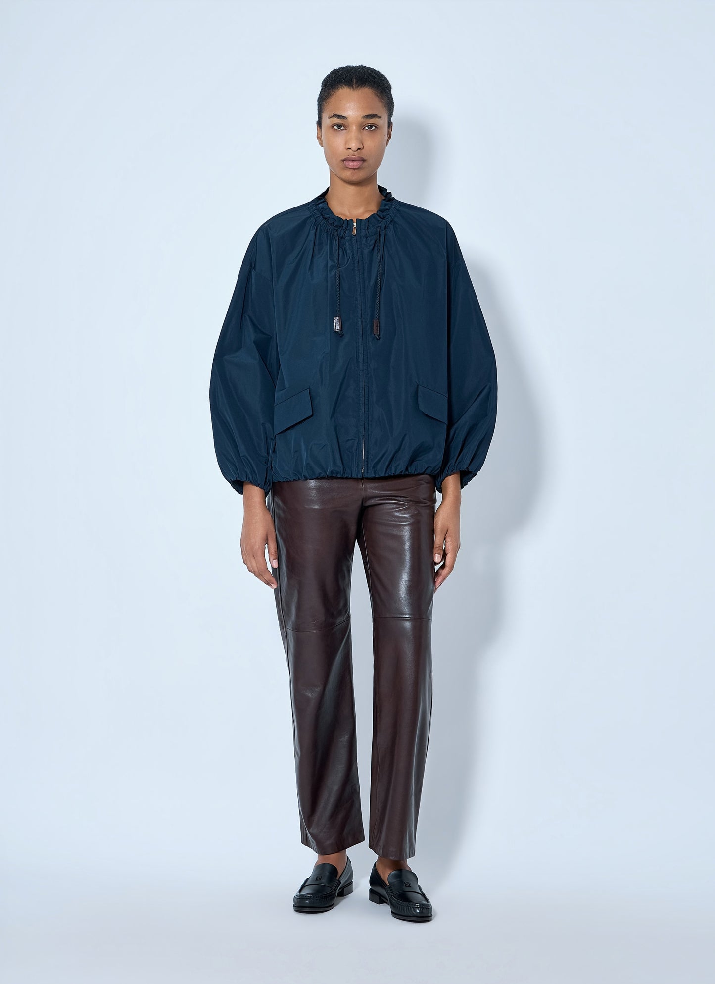 Max Mara Women Water-Repellent Taffeta Bomber Jacket MAX MARA