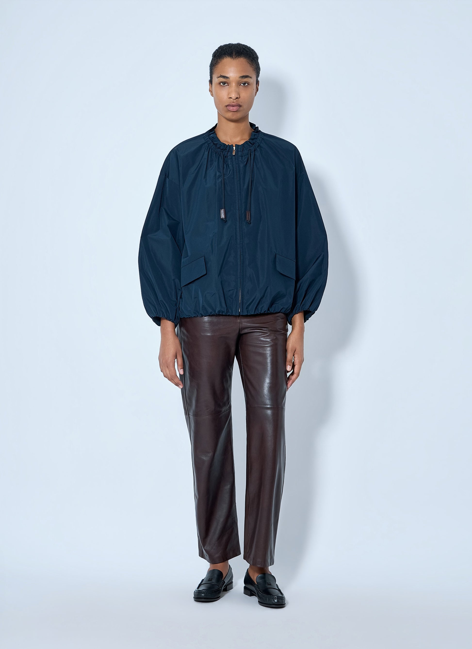 Max Mara Women Water-Repellent Taffeta Bomber Jacket MAX MARA