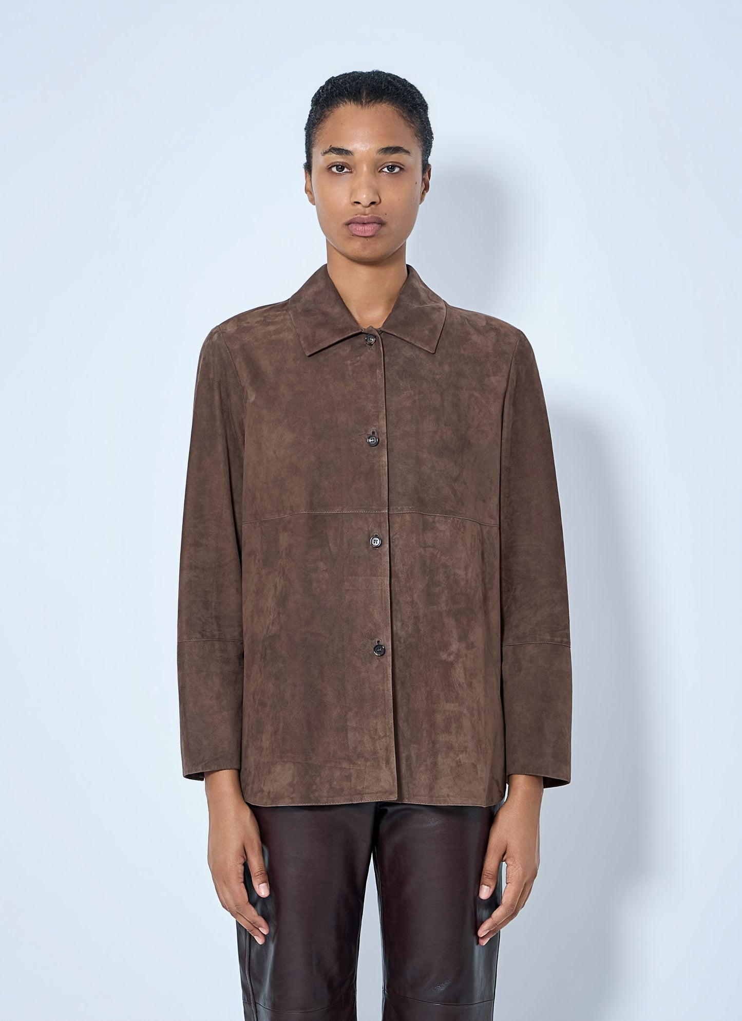 Max Mara Women Suede Shirt Jacket MAX MARA