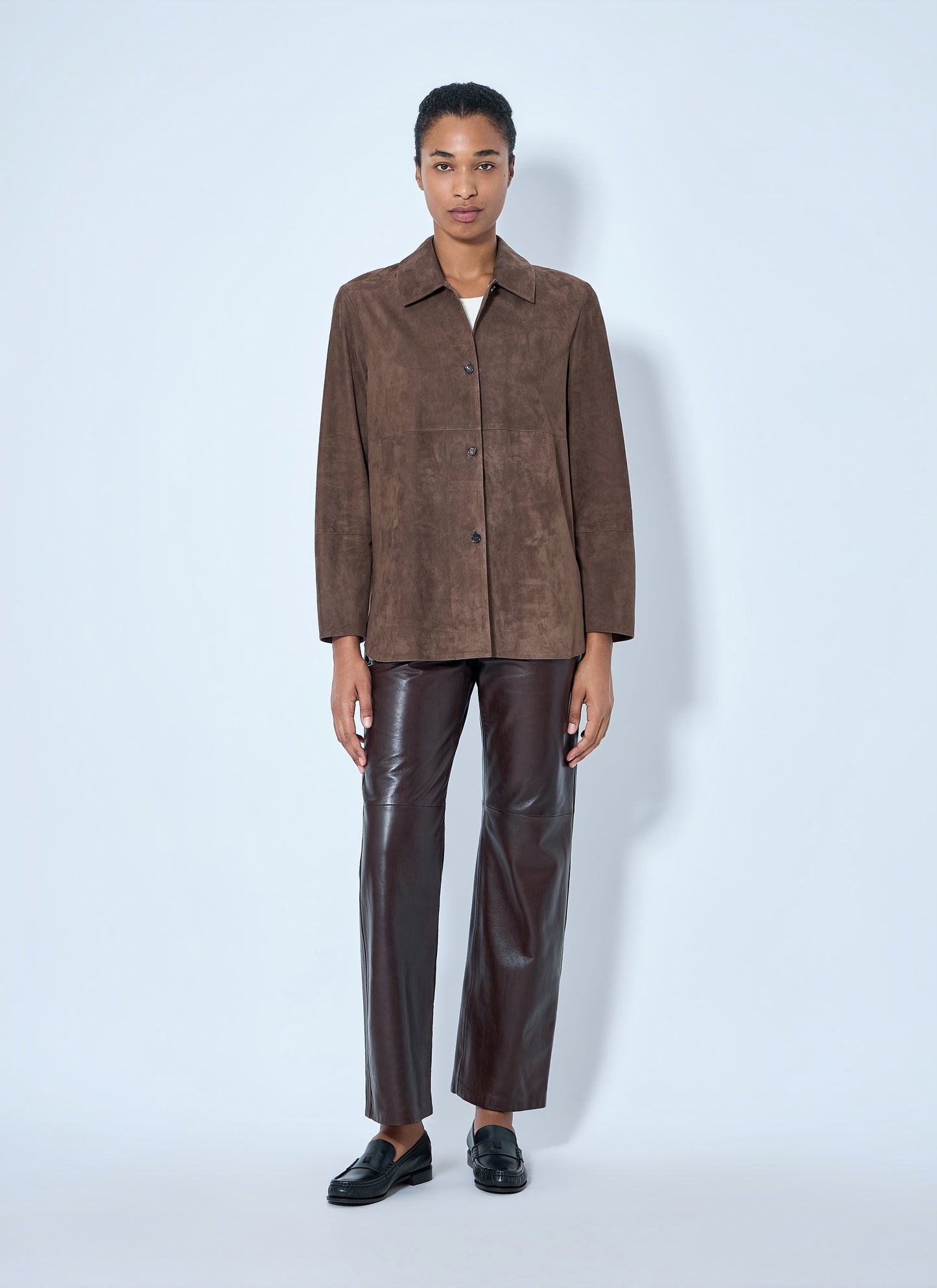 Max Mara Women Suede Shirt Jacket MAX MARA