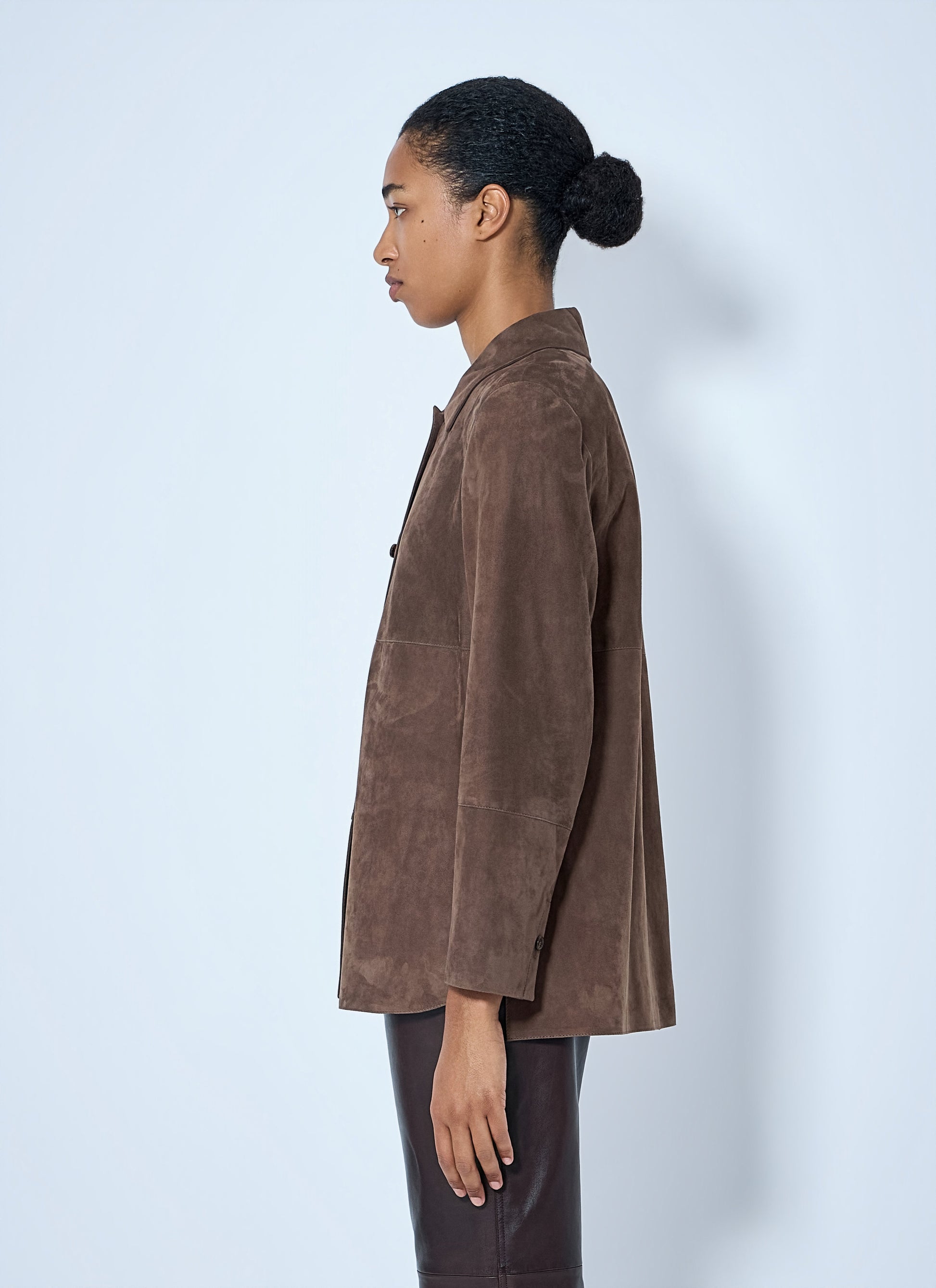 Max Mara Women Suede Shirt Jacket MAX MARA