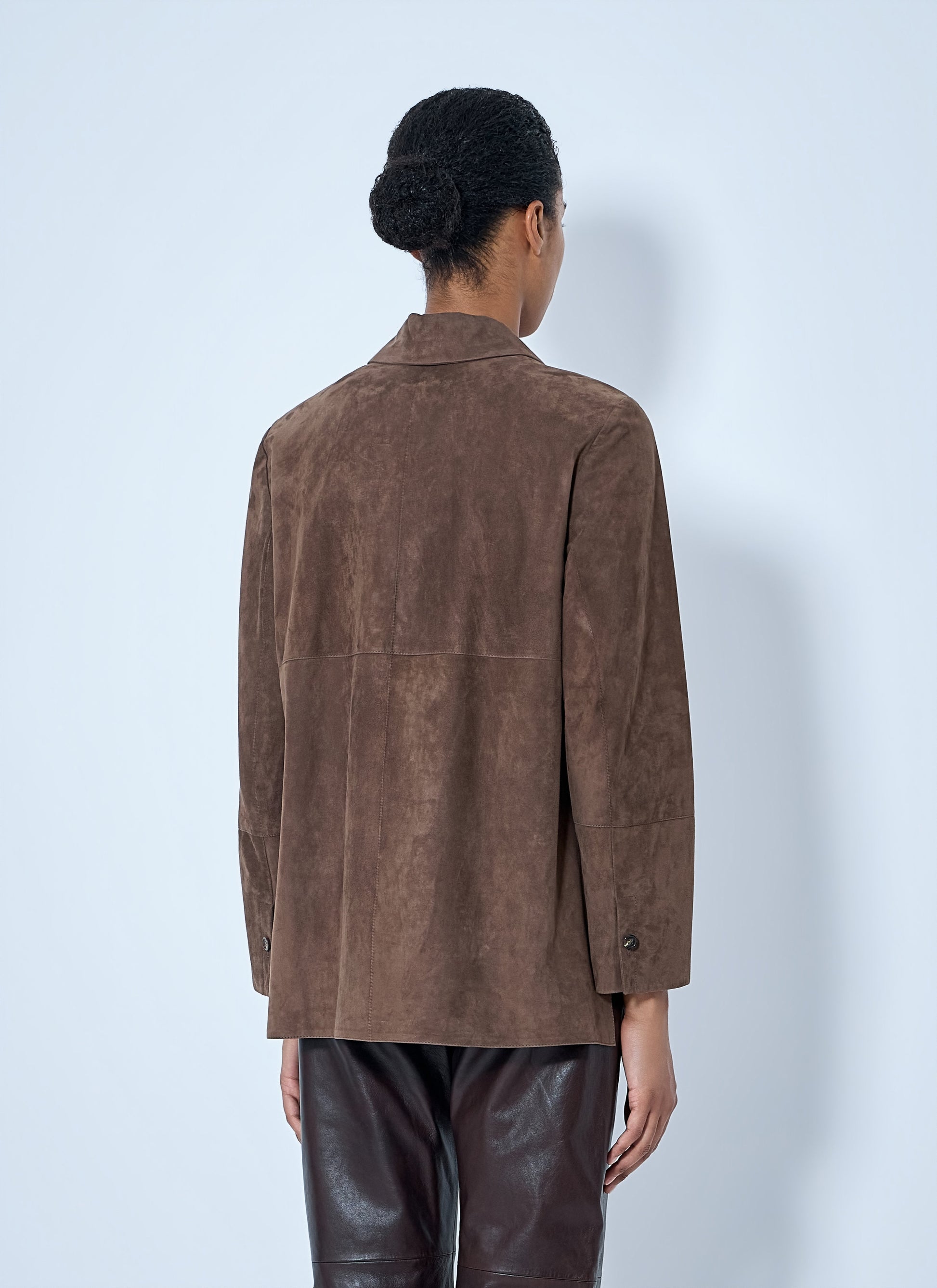 Max Mara Women Suede Shirt Jacket MAX MARA