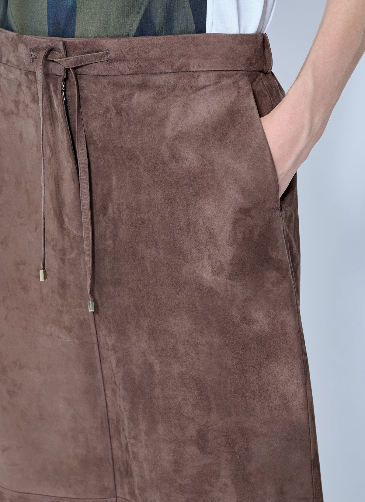 Max Mara Women Suede Midi Skirt MAX MARA