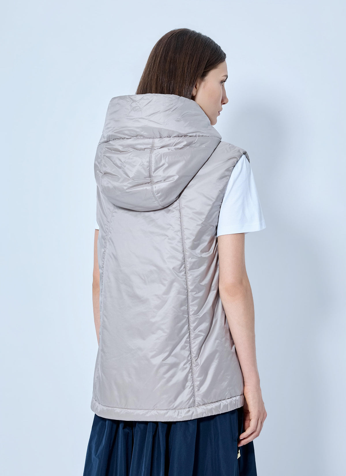 Max Mara Women Hooded Zip-Up Vest MAX MARA