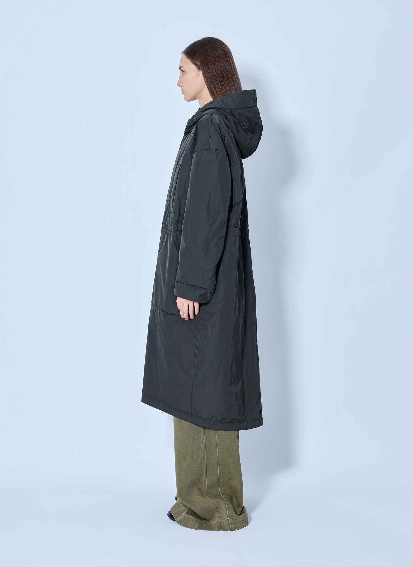 Max Mara Women Hooded Quilted Coat MAX MARA