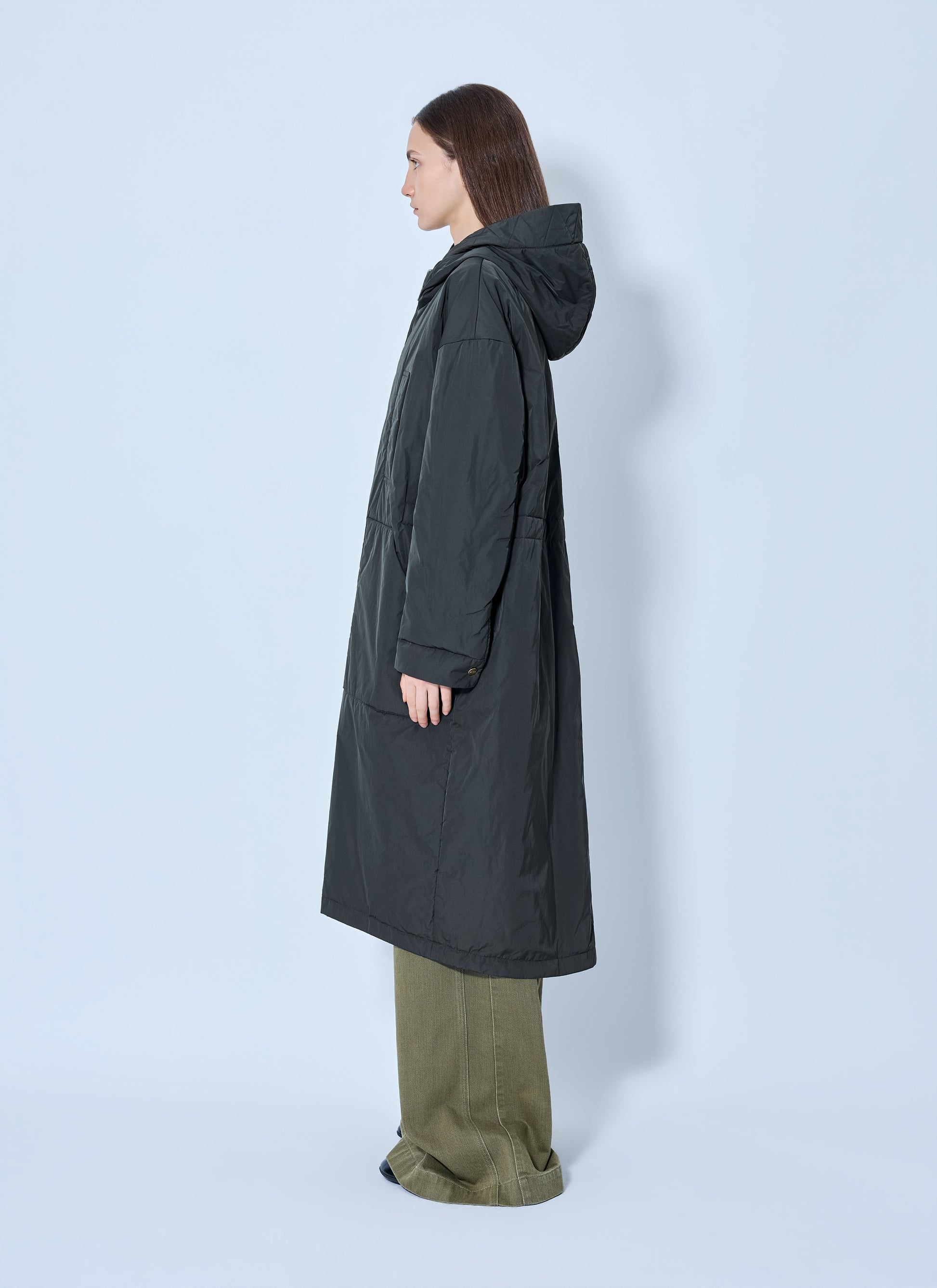Max Mara Women Hooded Quilted Coat MAX MARA