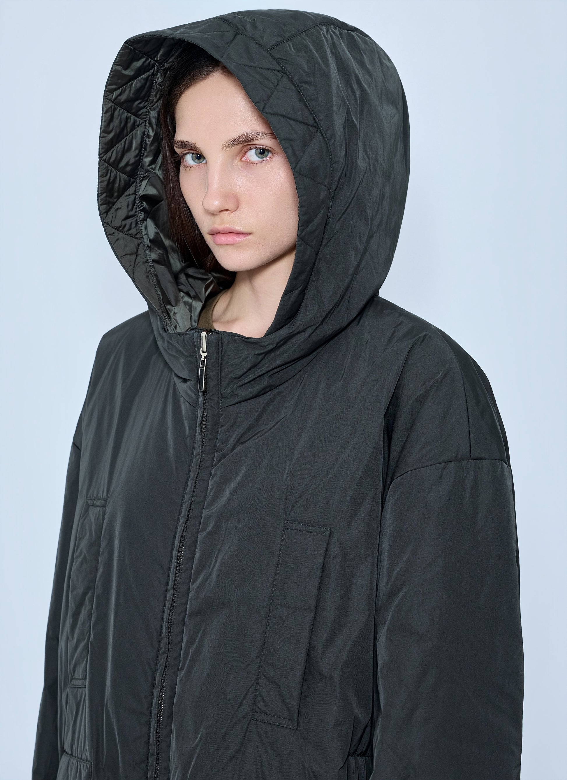 Max Mara Women Hooded Quilted Coat MAX MARA