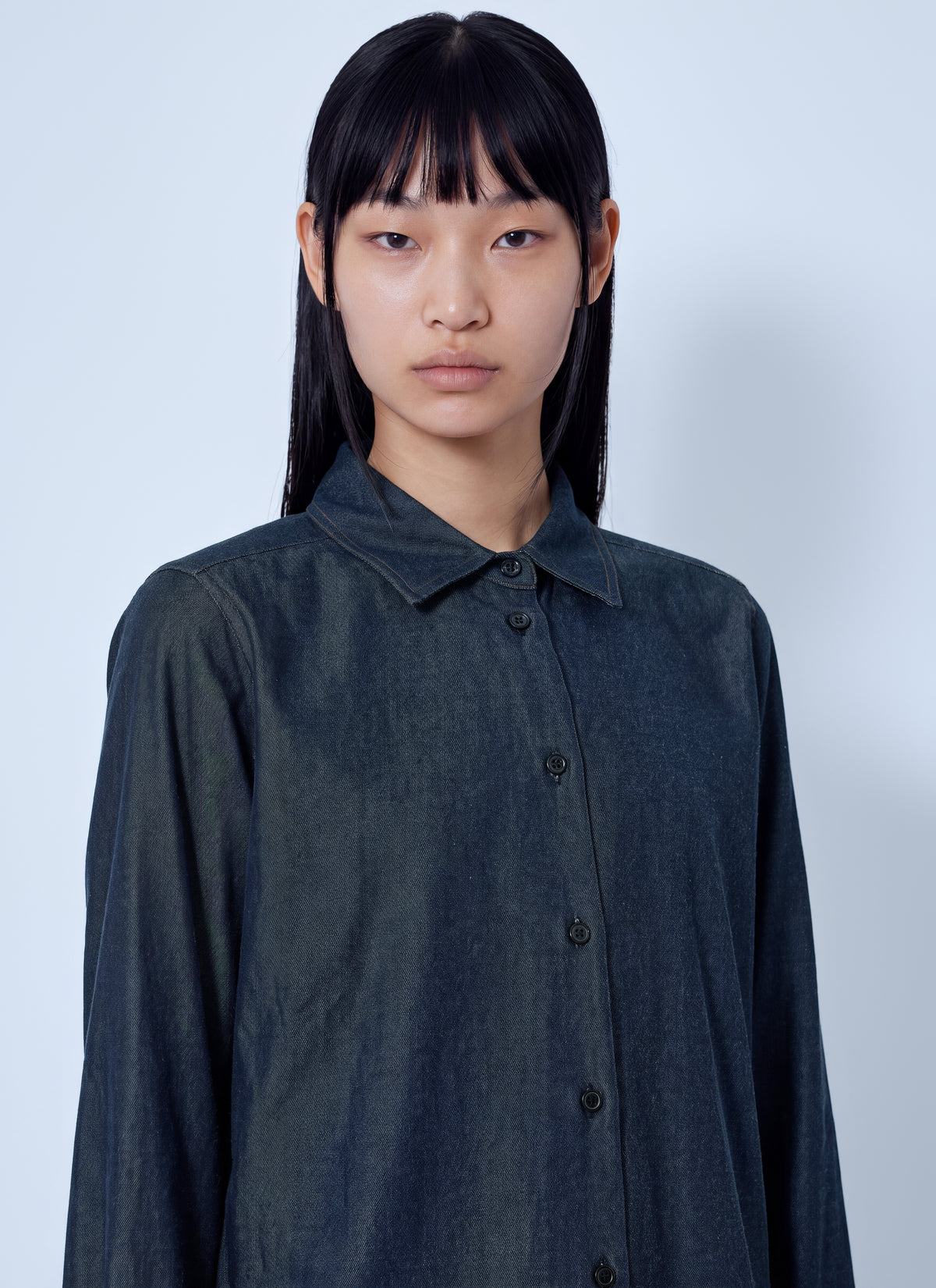Max Mara Women Button-Down Denim Shirt