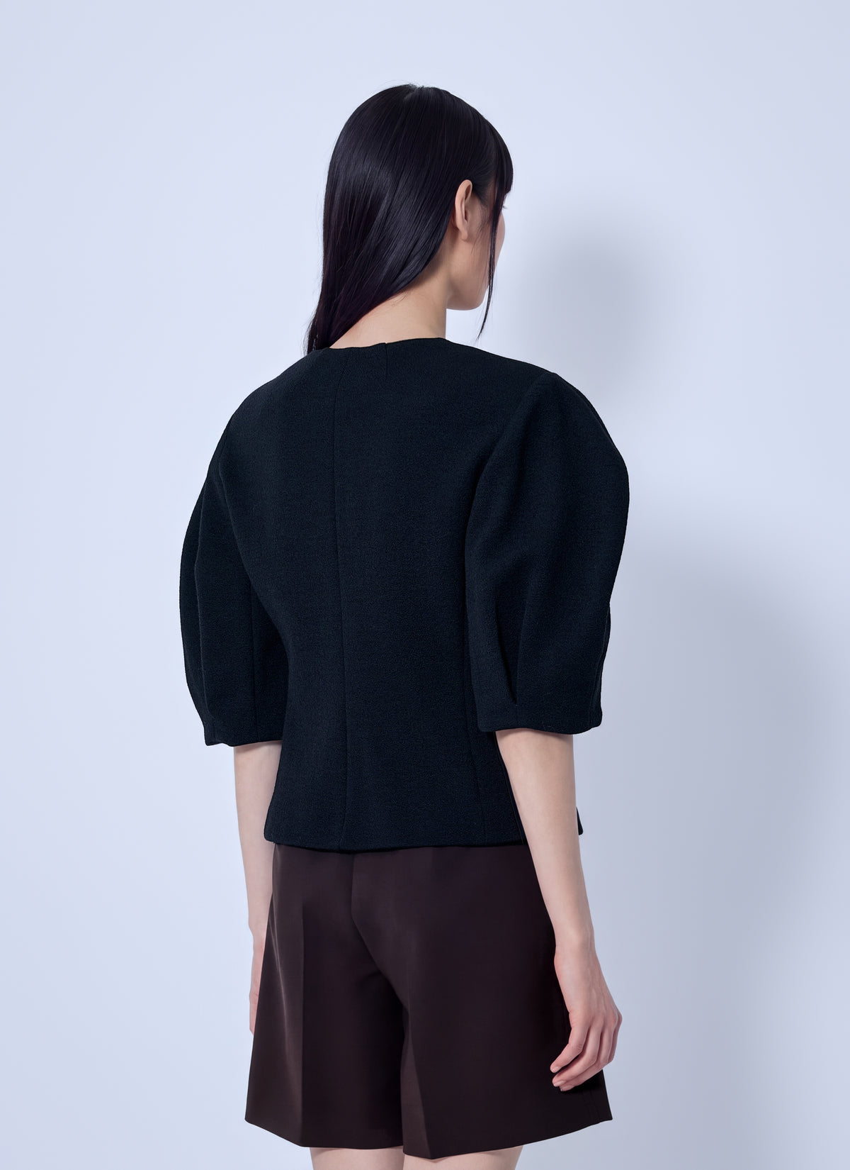 Max Mara Women Puff Sleeve Buttoned Jacket MAX MARA