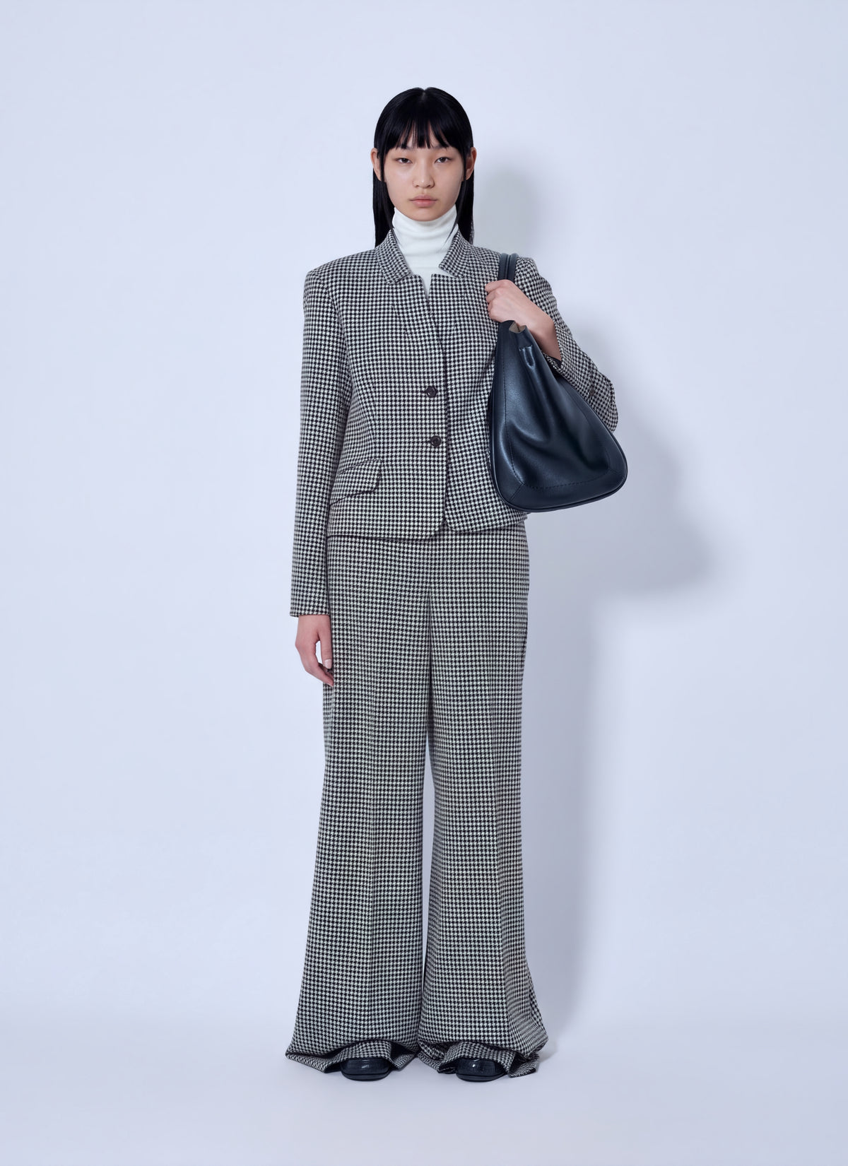 Max Mara Women Houndstooth Wide-Leg Trousers MAX MARA