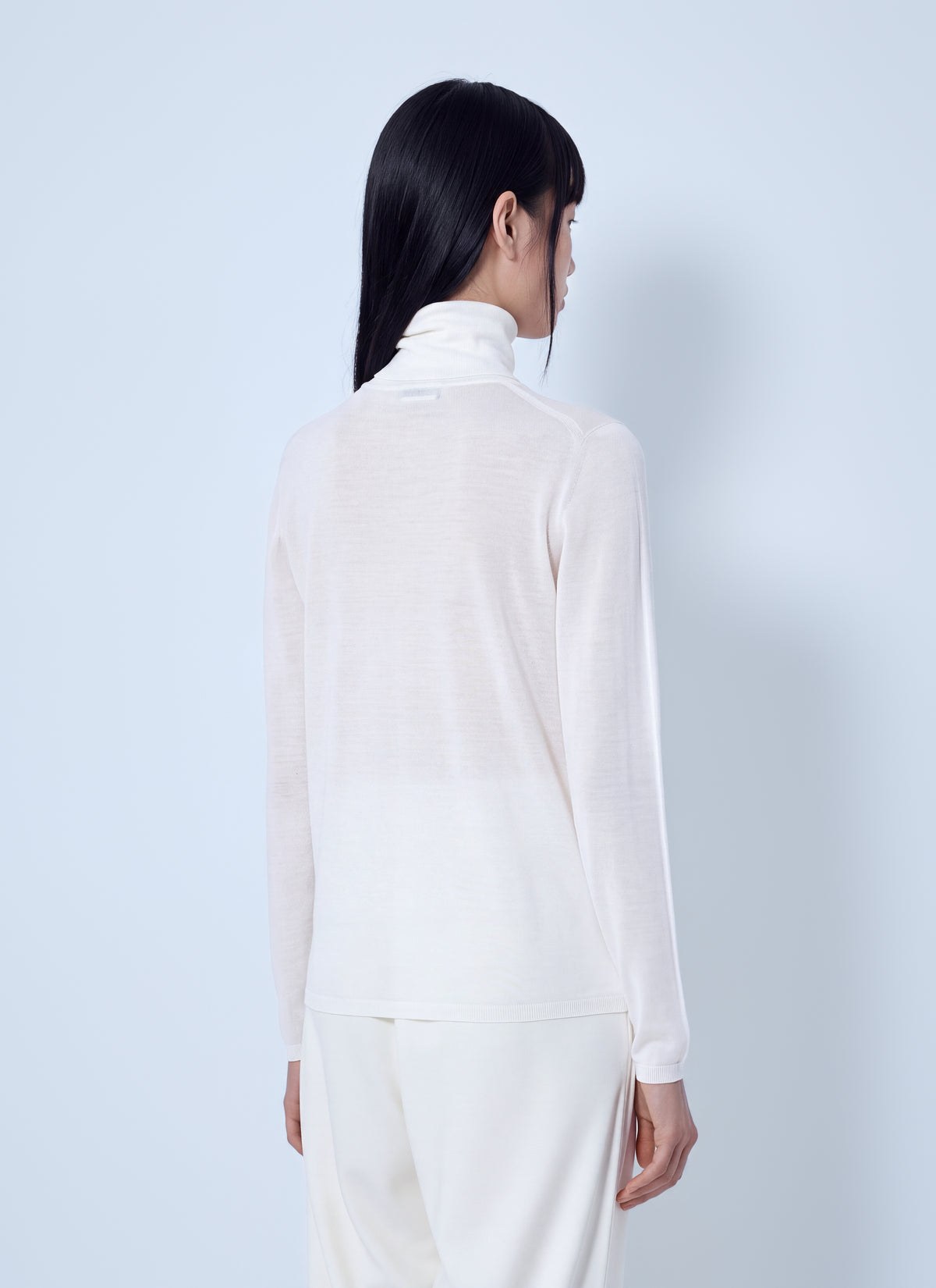 Max Mara Women Sheer Turtleneck Top