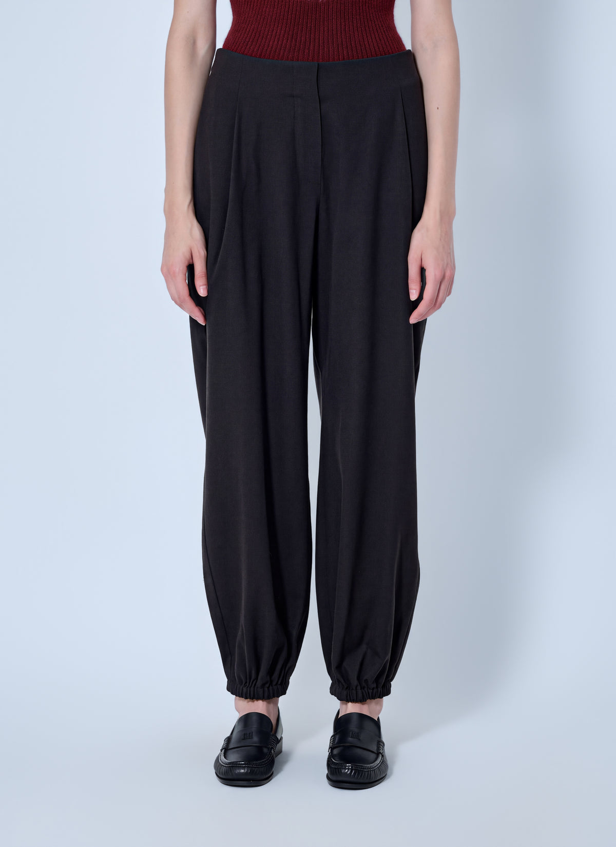 Max Mara Women Pleated Elasticated Ankle Trousers MAX MARA