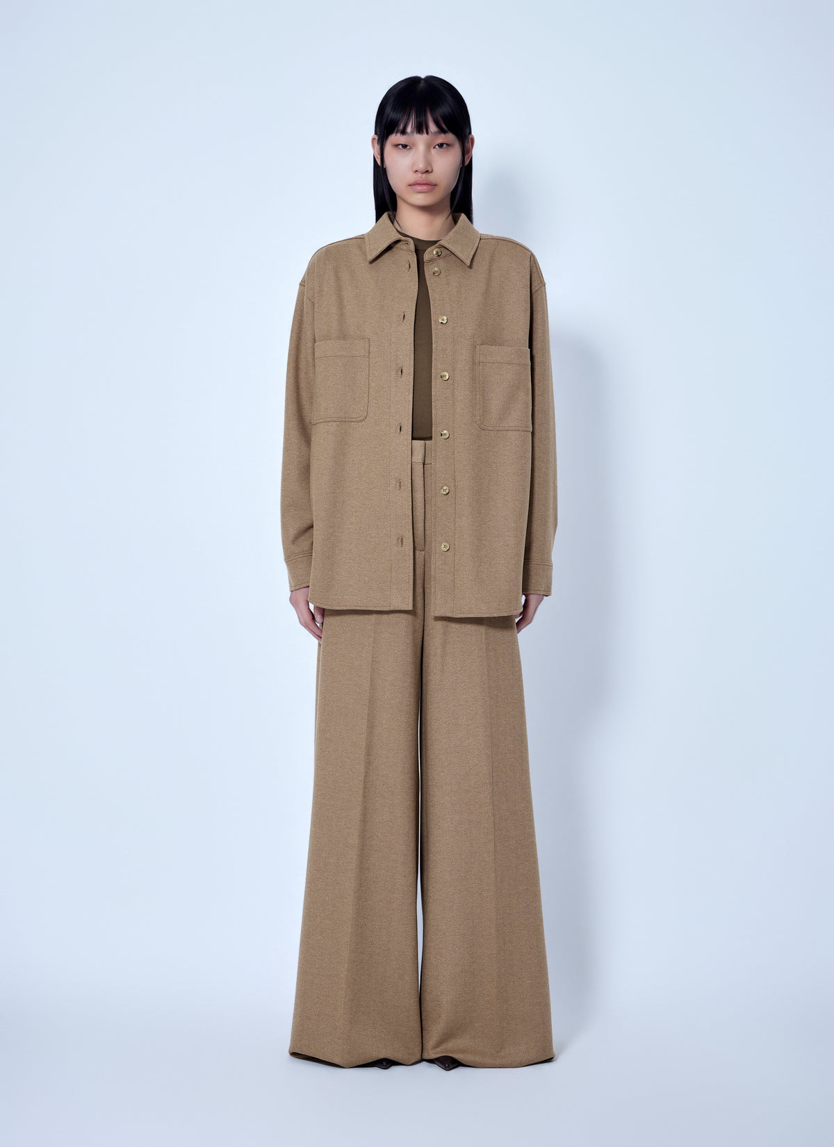 Max Mara Women Herringbone Wide-Leg Trousers MAX MARA