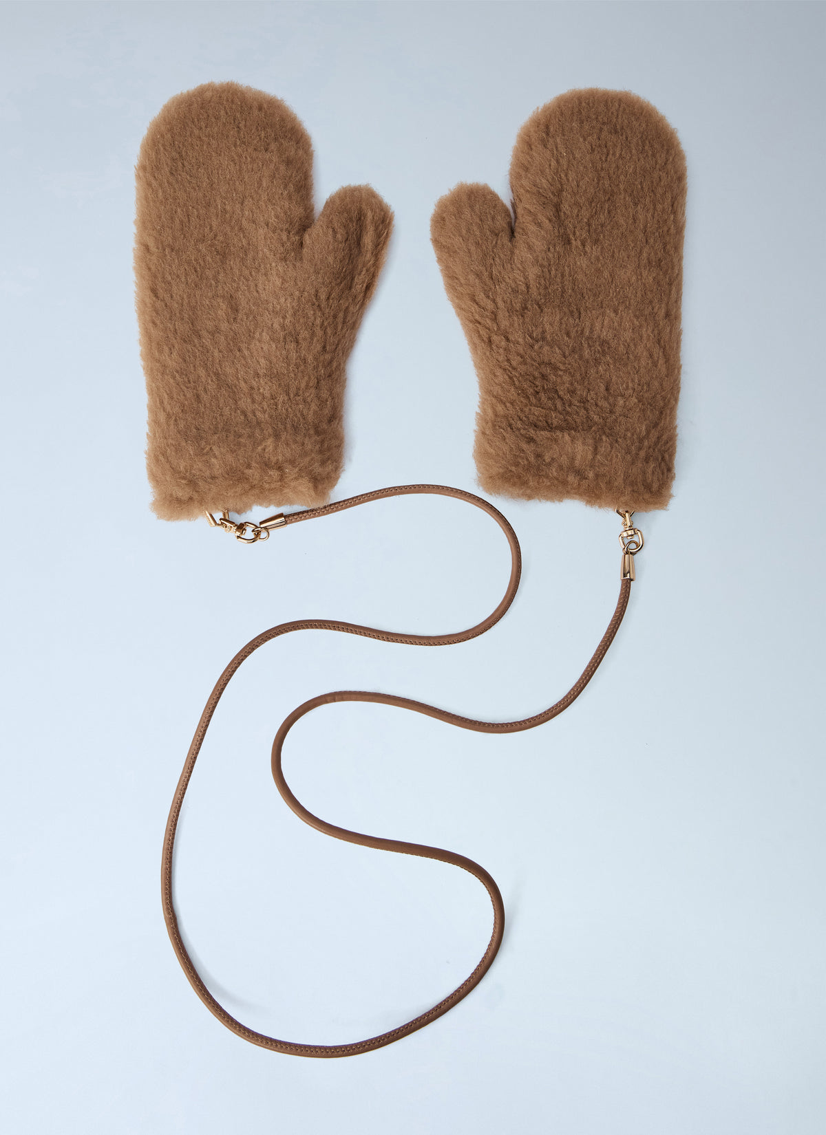 Max Mara Women Teddy Fleece Mittens MAX MARA