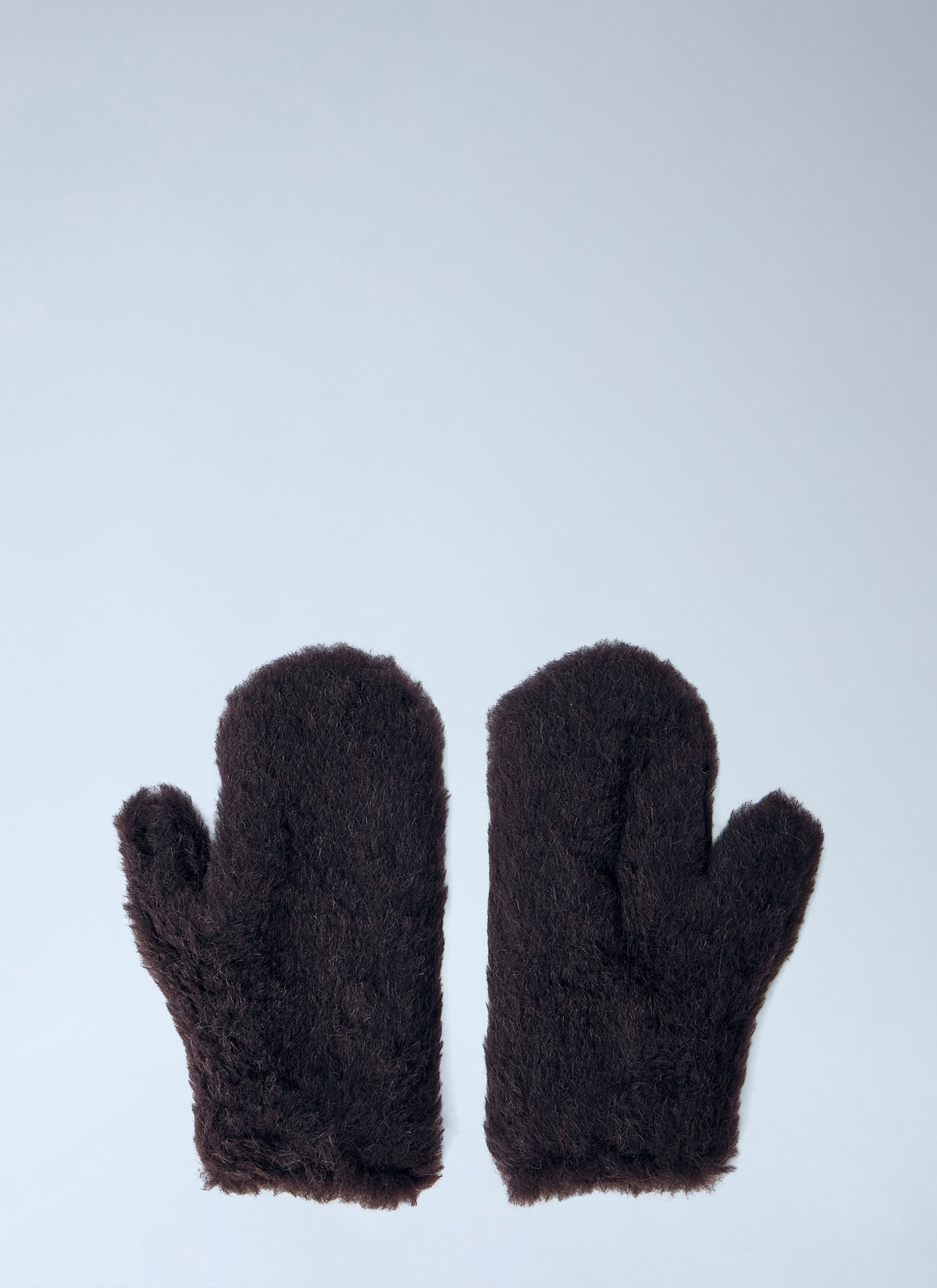 Max Mara Women Ombrato Teddy Fabric Mittens MAX MARA