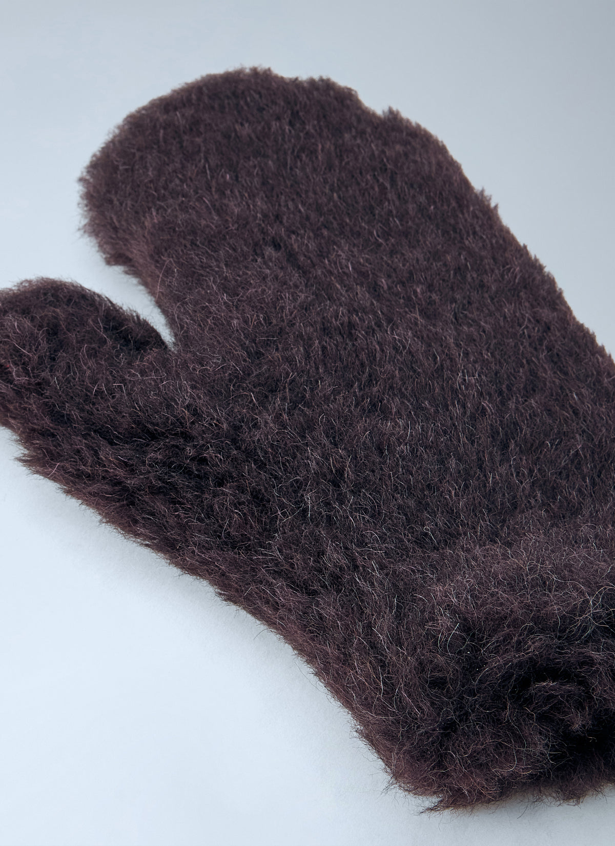 Max Mara Women Ombrato Teddy Fabric Mittens MAX MARA