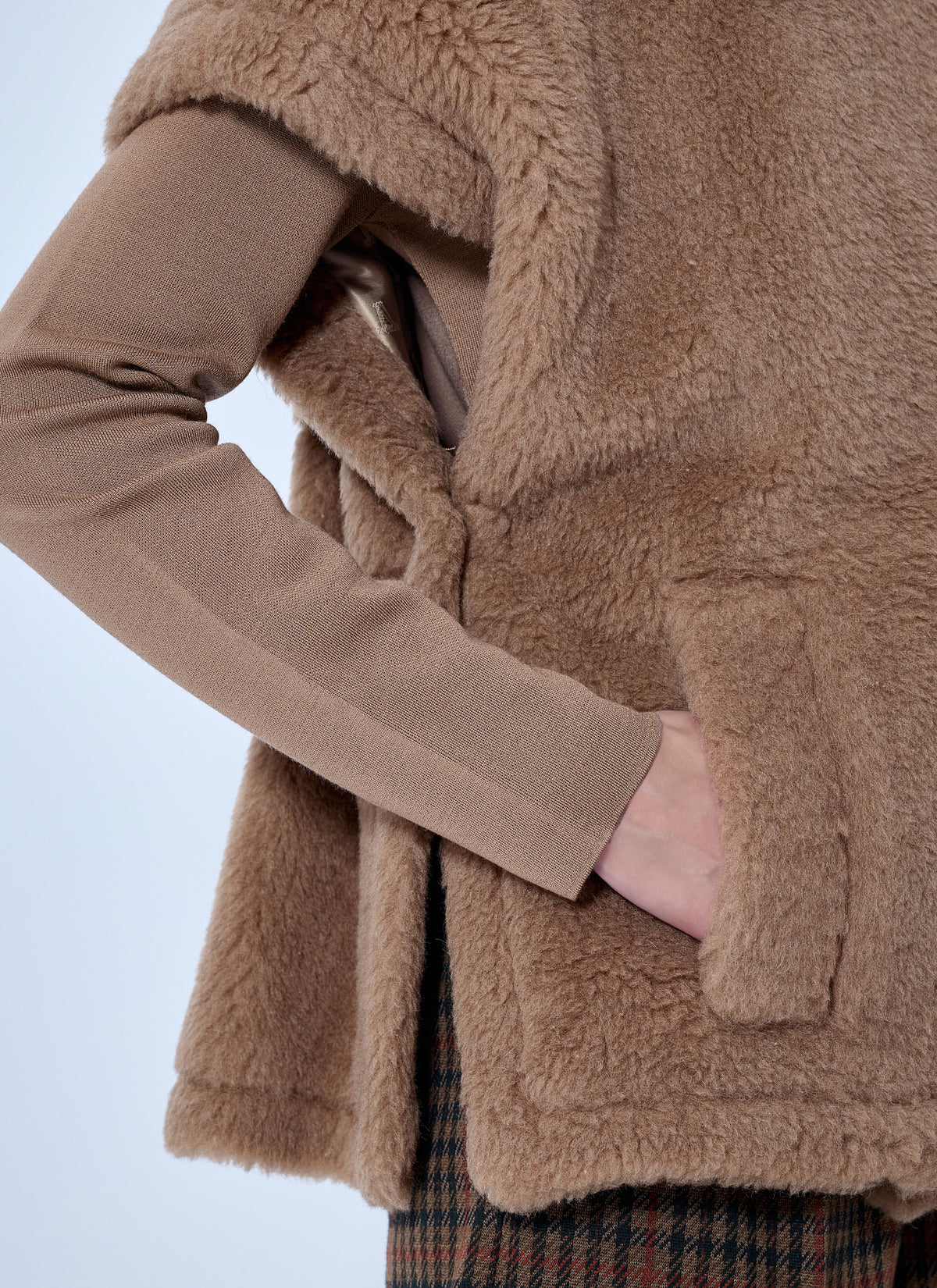 Max Mara Women Belted Teddy Cape MAX MARA