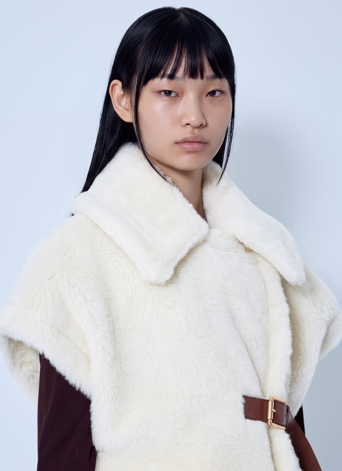 Max Mara Women Shearling Belted Gilet MAX MARA