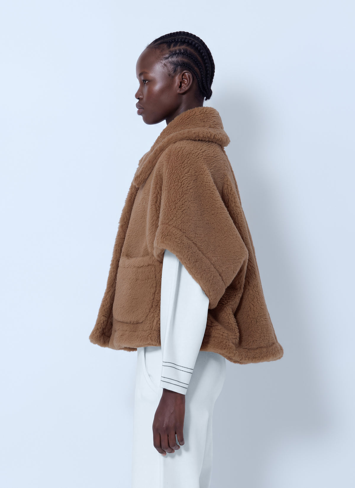 Max Mara Women Short Shearling Coat MAX MARA