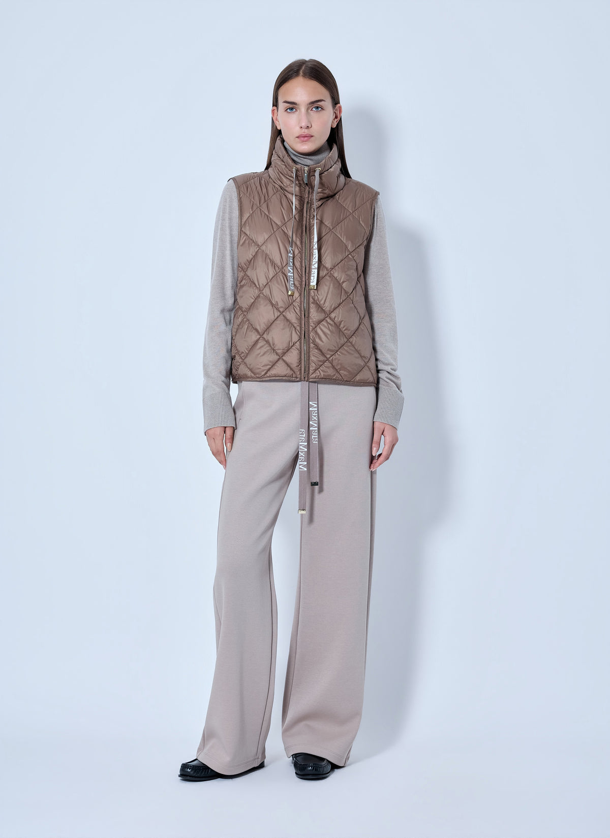 Max Mara Women Quilted Gilet With High Neck MAX MARA