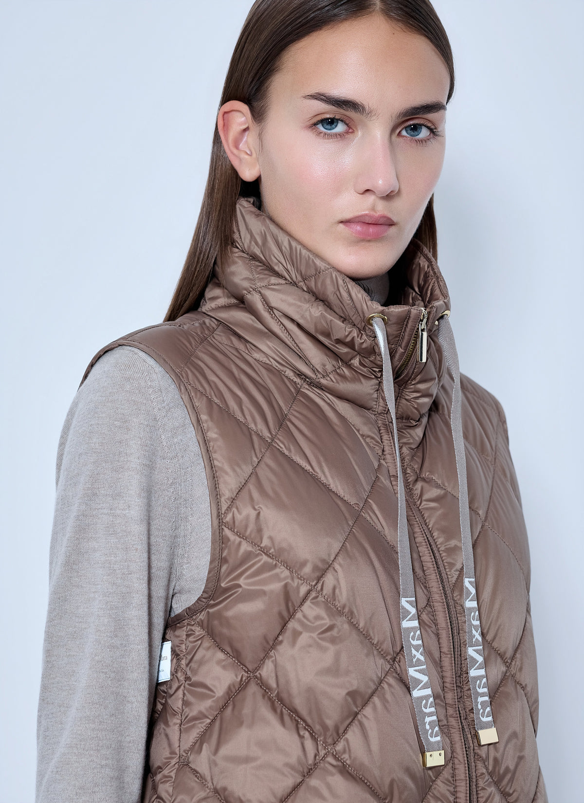 Max Mara Women Quilted Gilet With High Neck MAX MARA