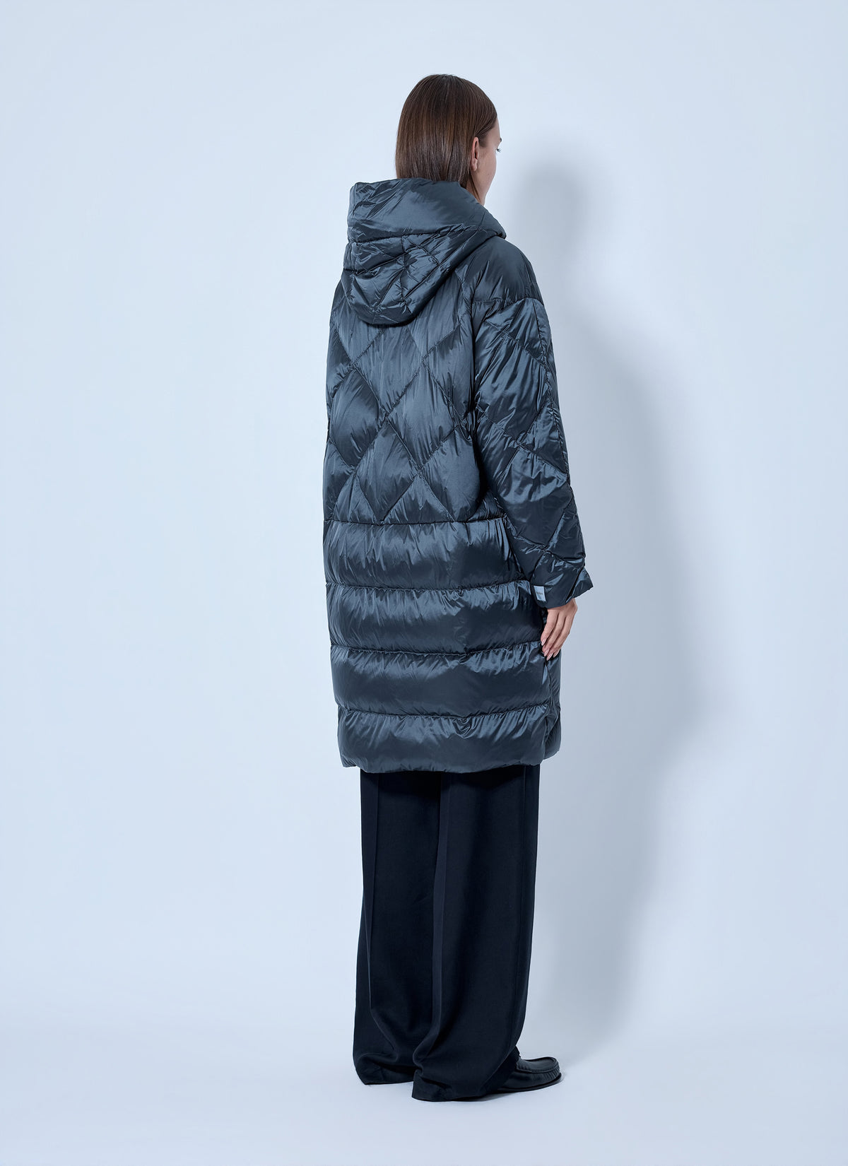 Max Mara Women Quilted Hooded Coat MAX MARA