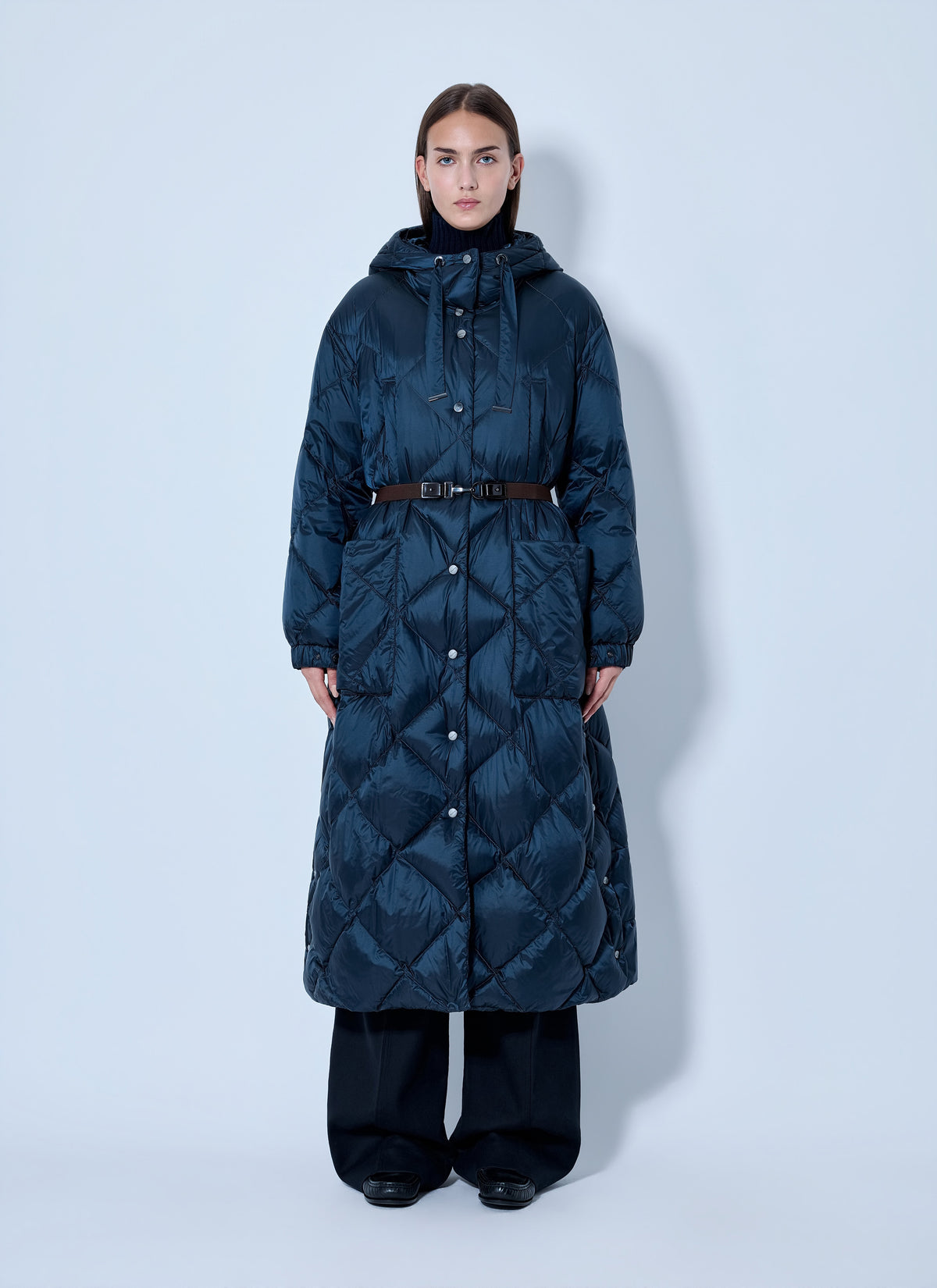 Max Mara Women Quilted Hooded Puffer Coat MAX MARA