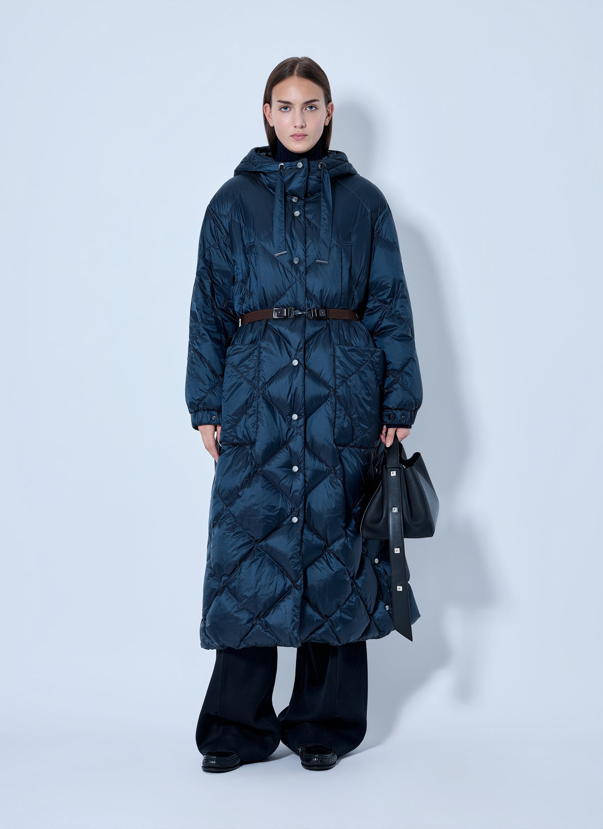 Max Mara Women Quilted Hooded Puffer Coat MAX MARA