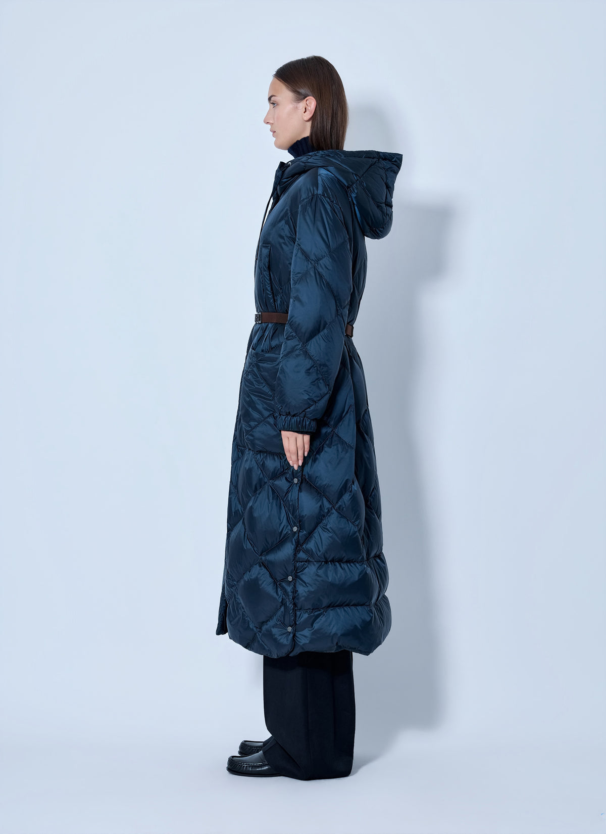 Max Mara Women Quilted Hooded Puffer Coat MAX MARA