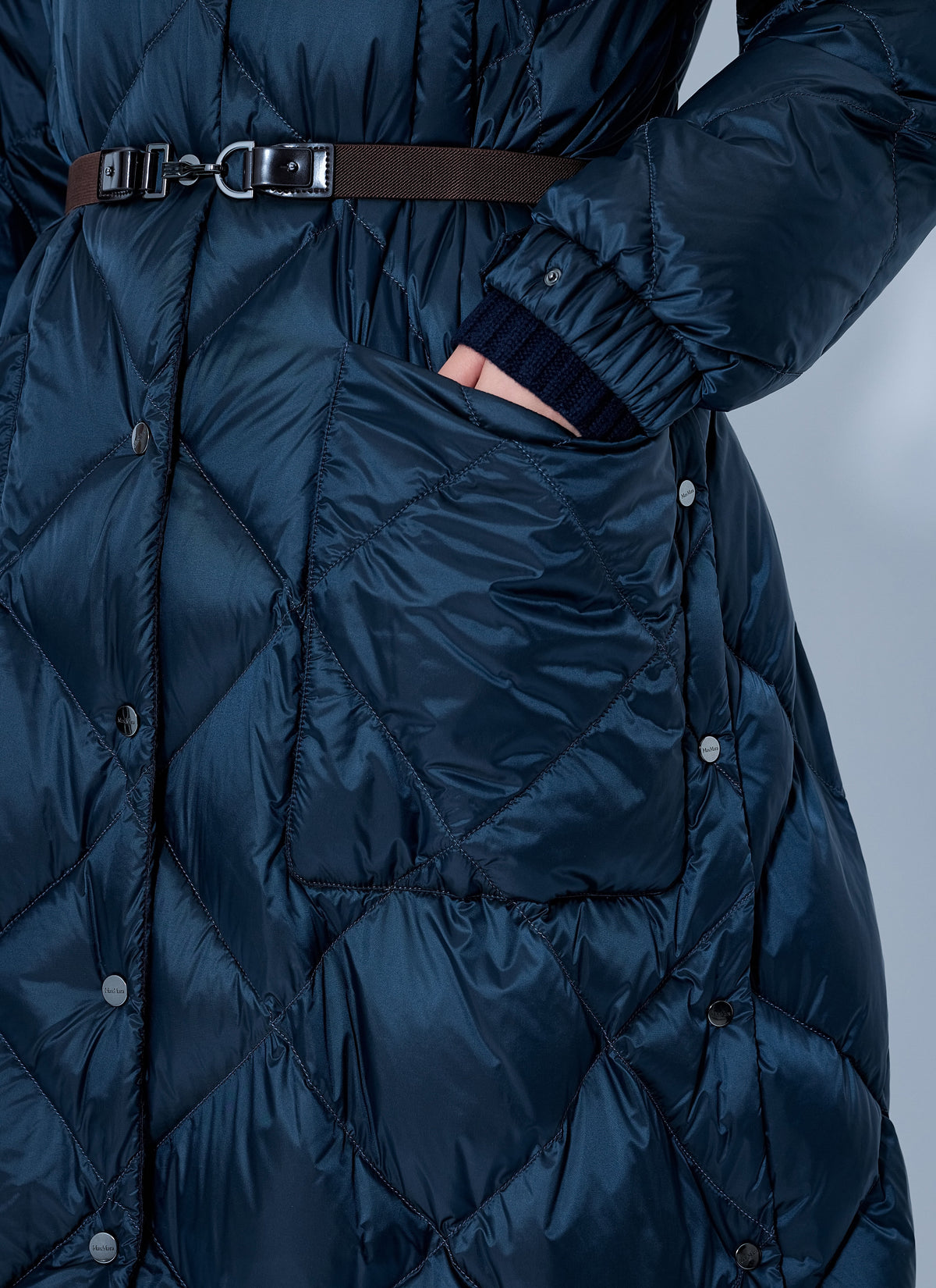 Max Mara Women Quilted Hooded Puffer Coat MAX MARA