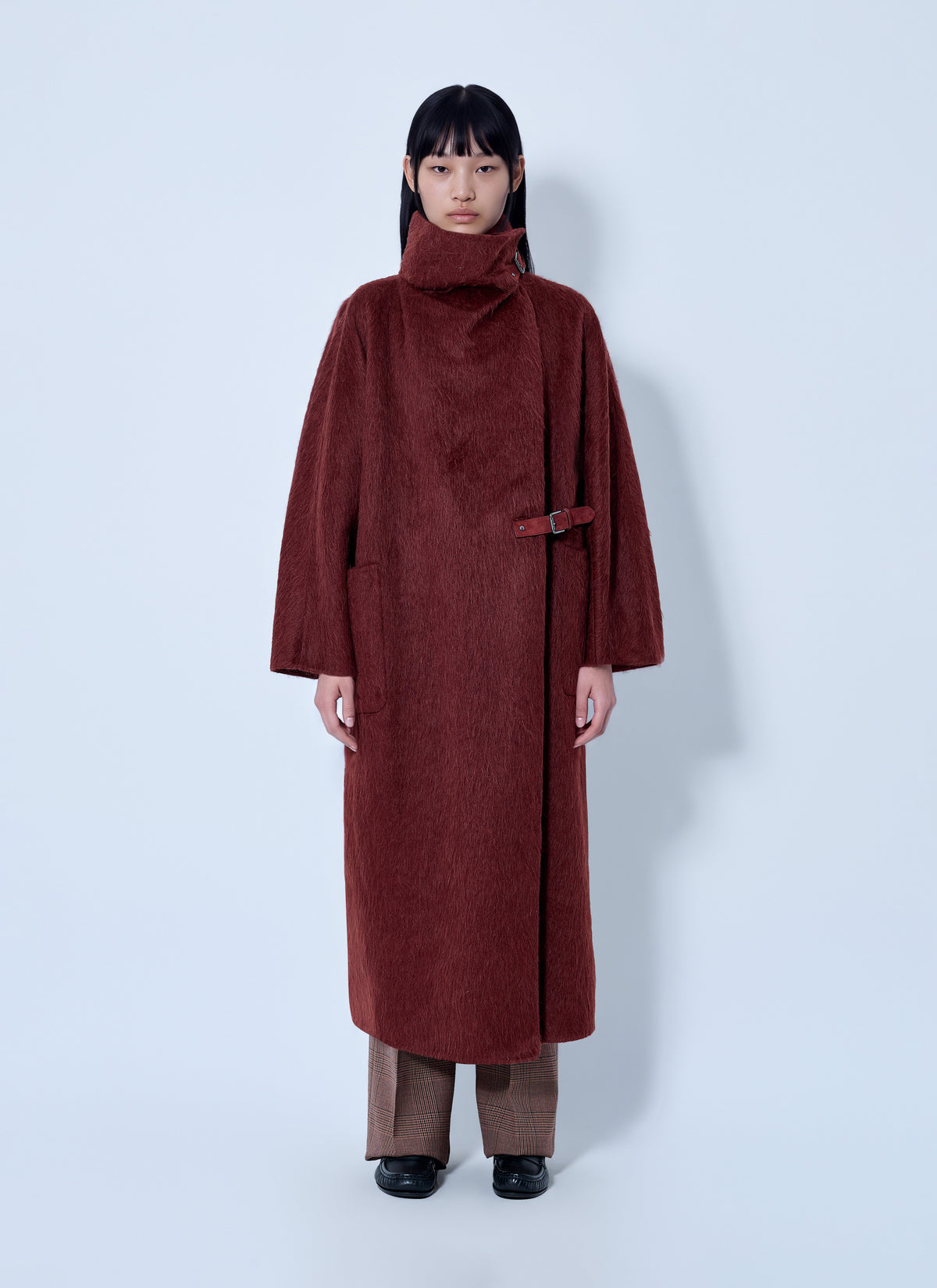 Max Mara Women Alpaca And Wool Wrap Coat MAX MARA