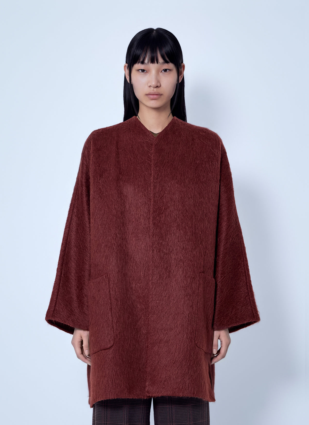 Max Mara Women Short Alpaca And Wool Coat MAX MARA