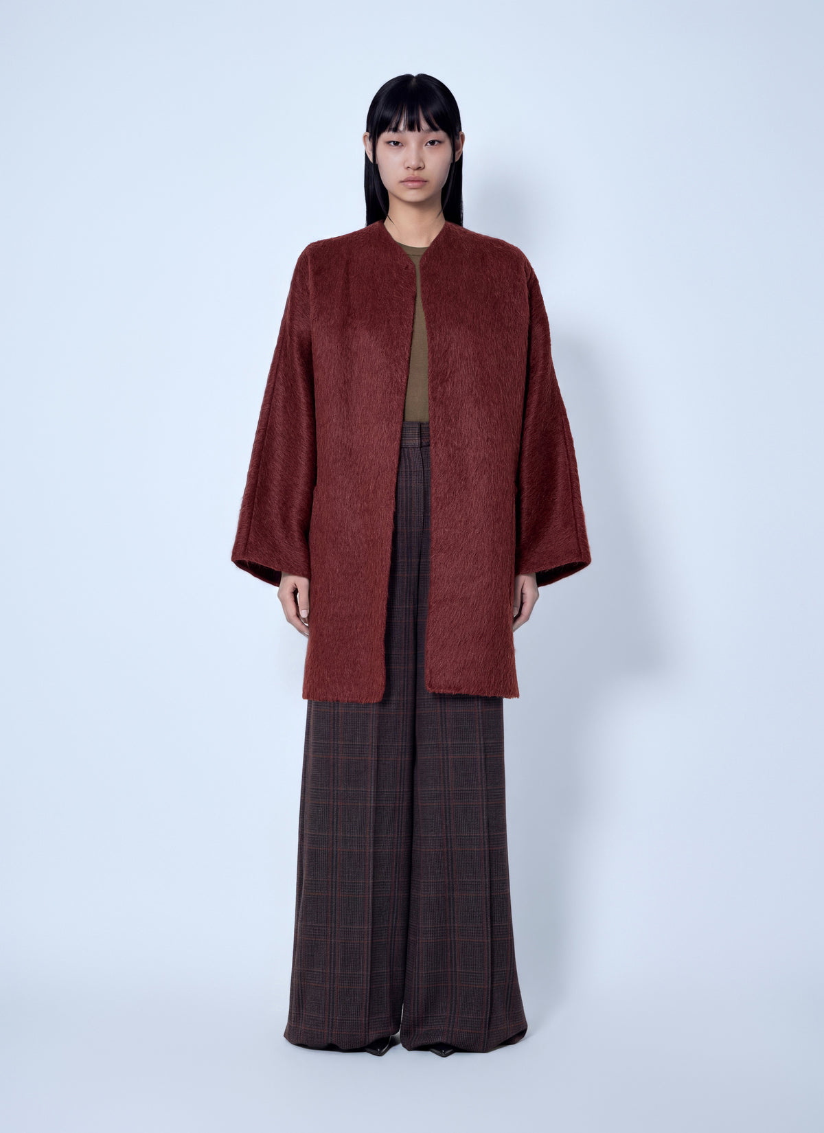 Max Mara Women Short Alpaca And Wool Coat MAX MARA