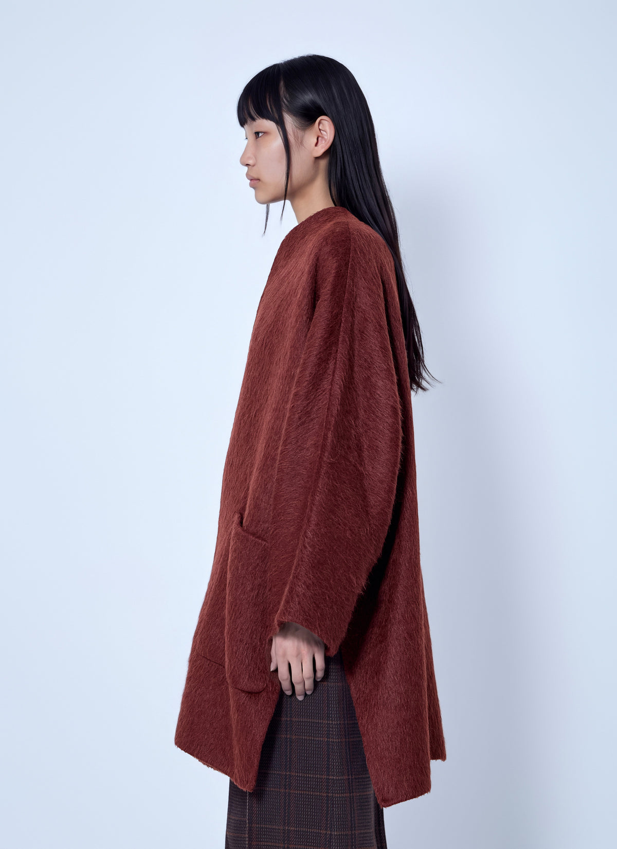 Max Mara Women Short Alpaca And Wool Coat MAX MARA