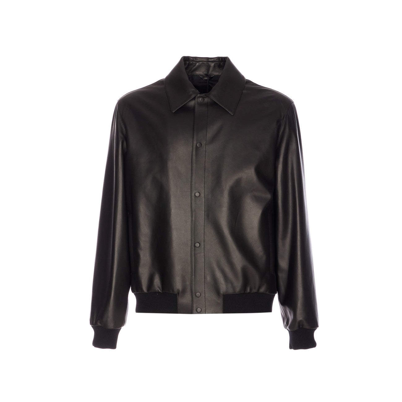 Fendi Men Maxi Lettering Fendi Leather Jacket FENDI